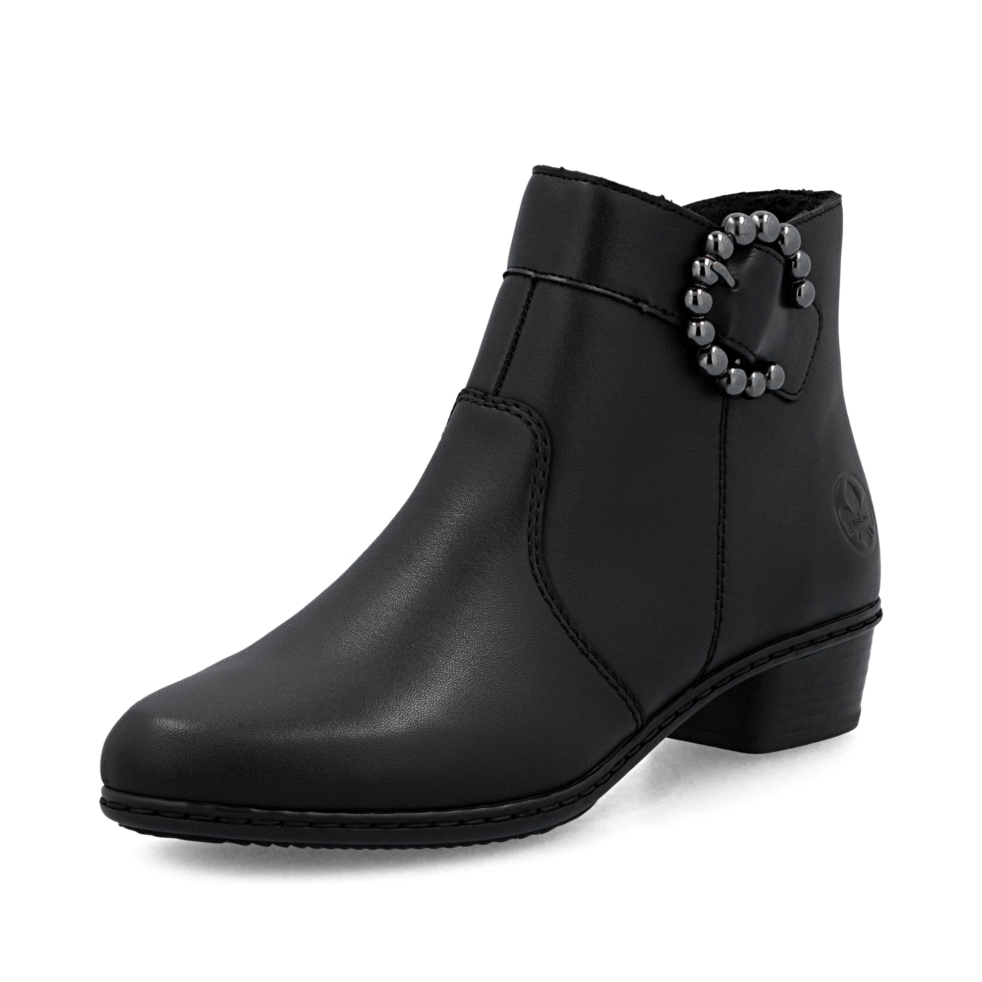 Black Zip Boots for Women | Rieker Y0797-00