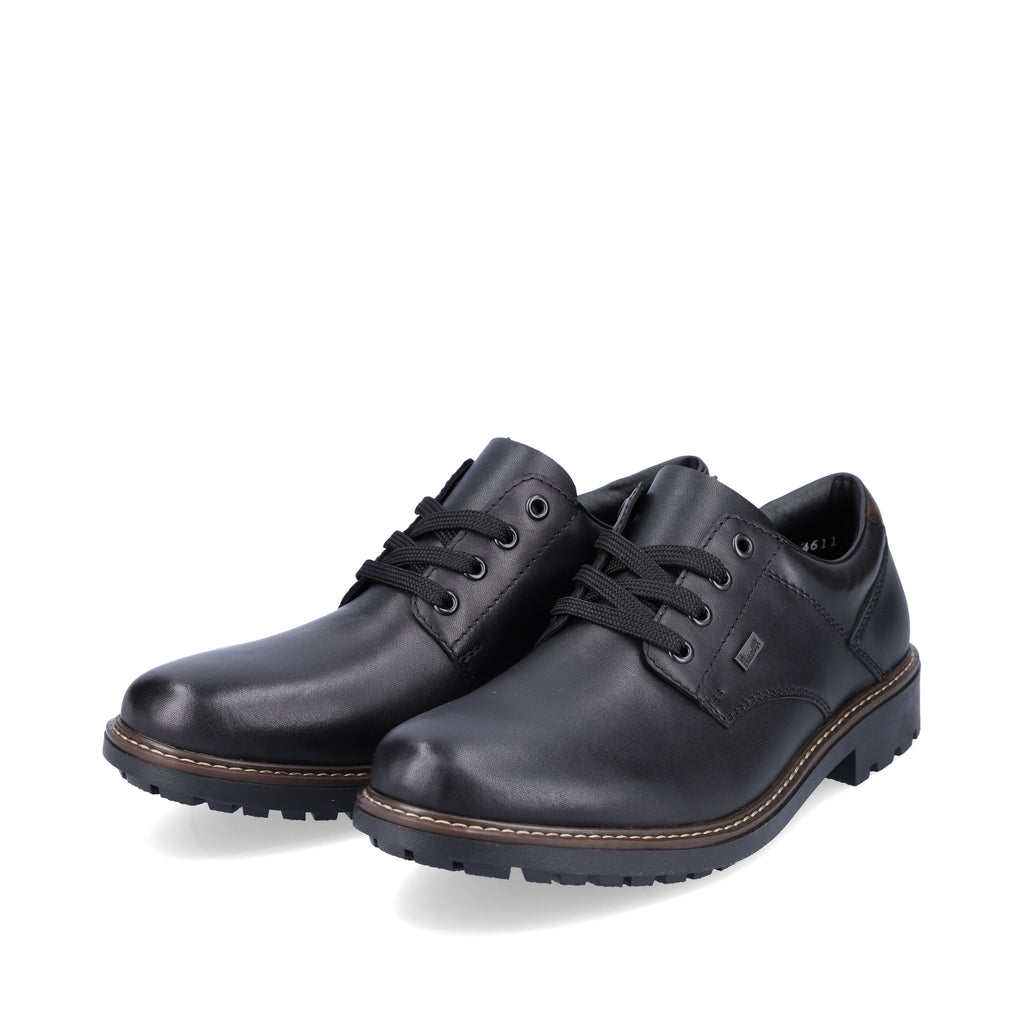 Black Elasticated Shoes for Men | Rieker F4611-00