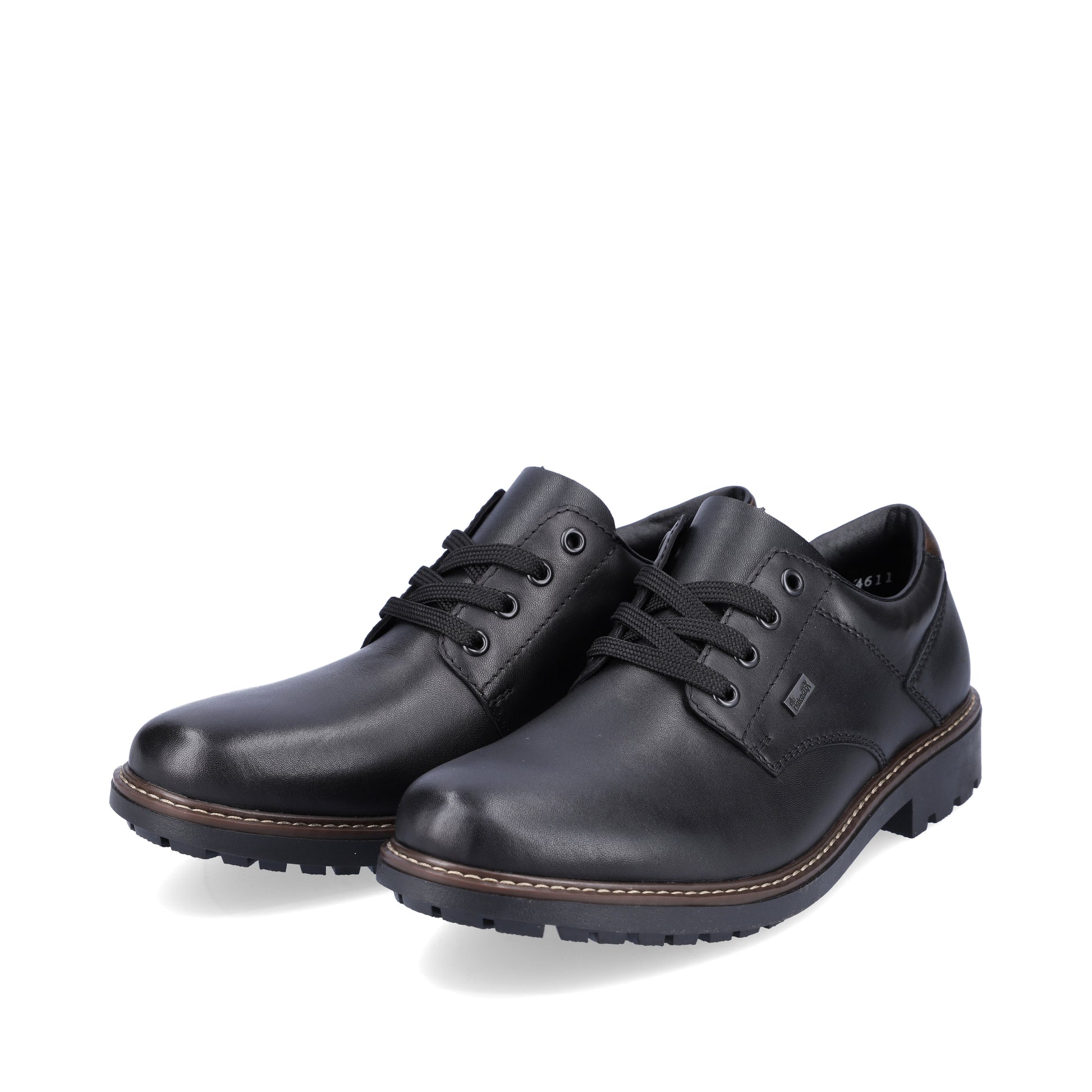 Black Elasticated Shoes for Men | Rieker F4611-00