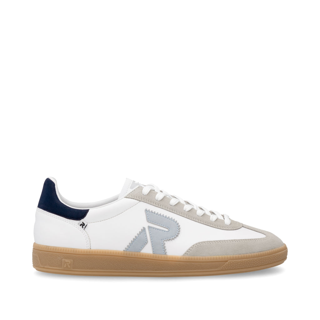 White Elasticated Shoes for Men | Rieker U2200-82