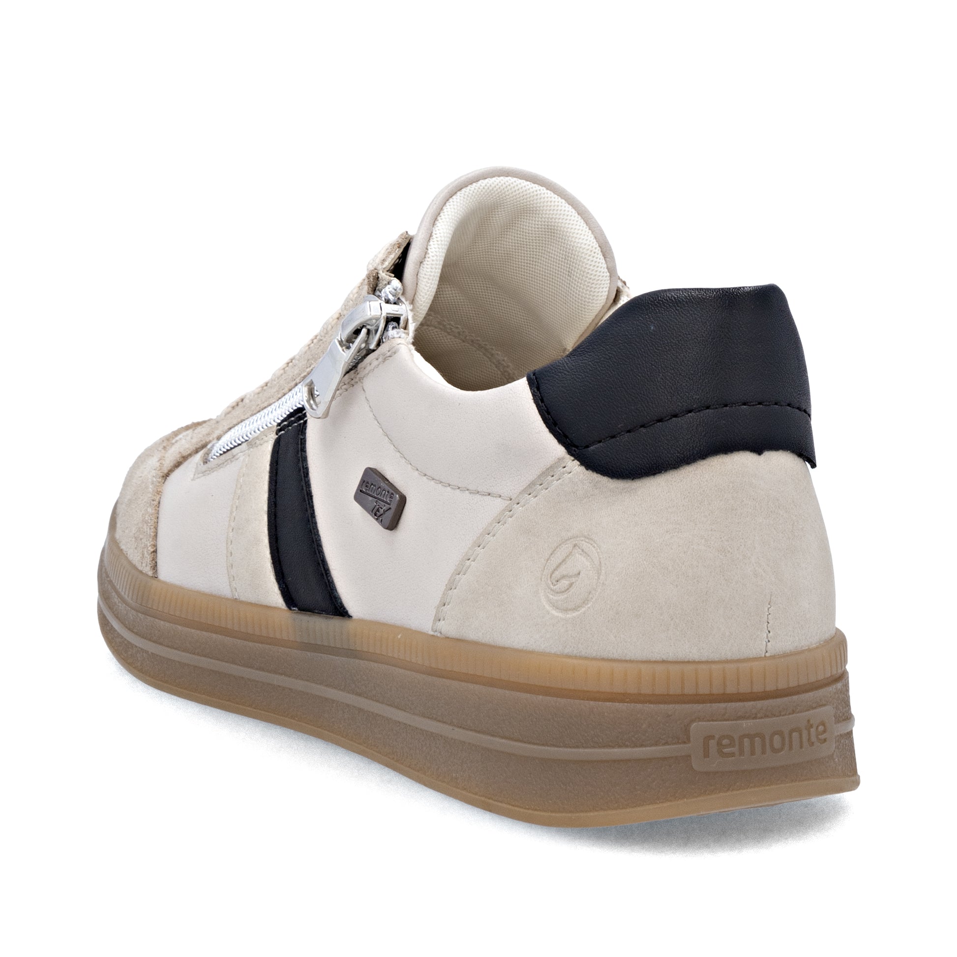 Beige Zip Shoes for Women | Remonte D2C04-62