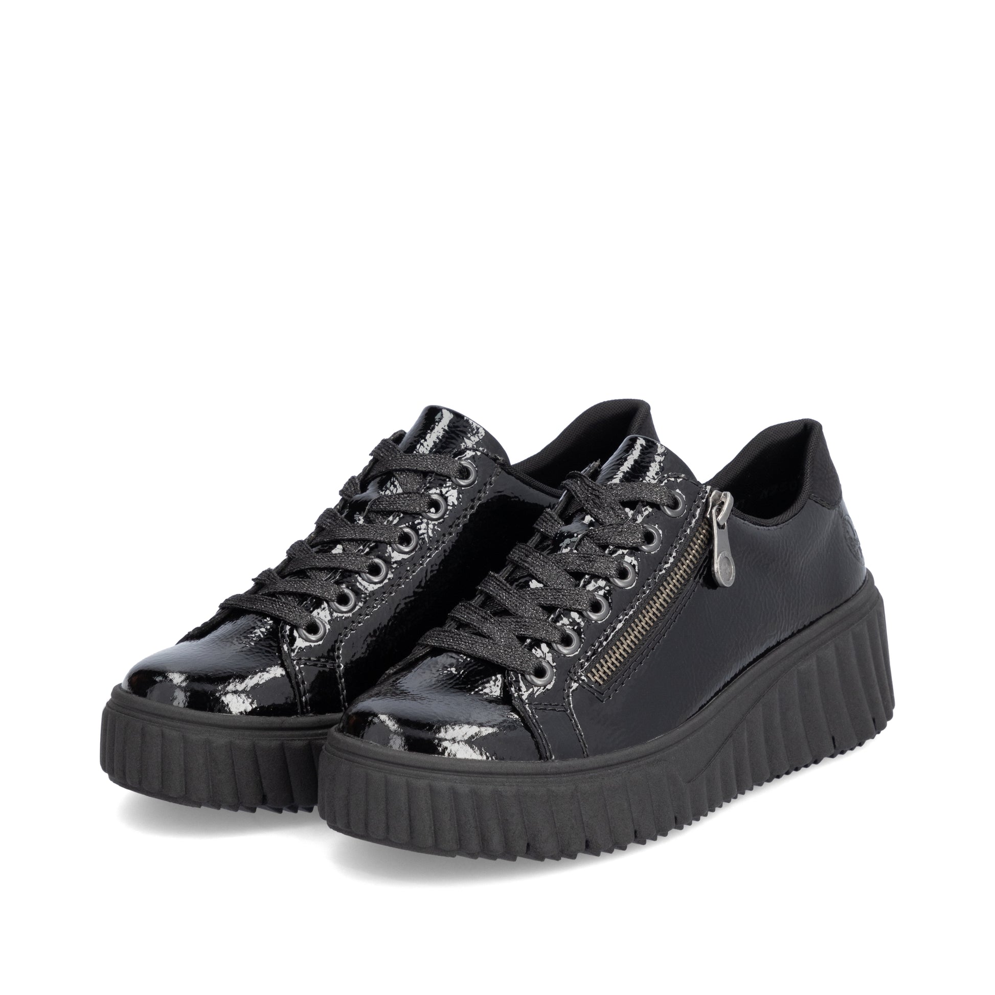 Black Zip Shoes for Women | Rieker N2501-00