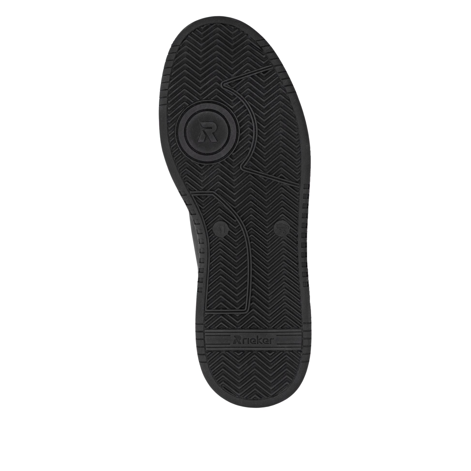 Black Elasticated Shoes for Men | Rieker Sport U1900-00