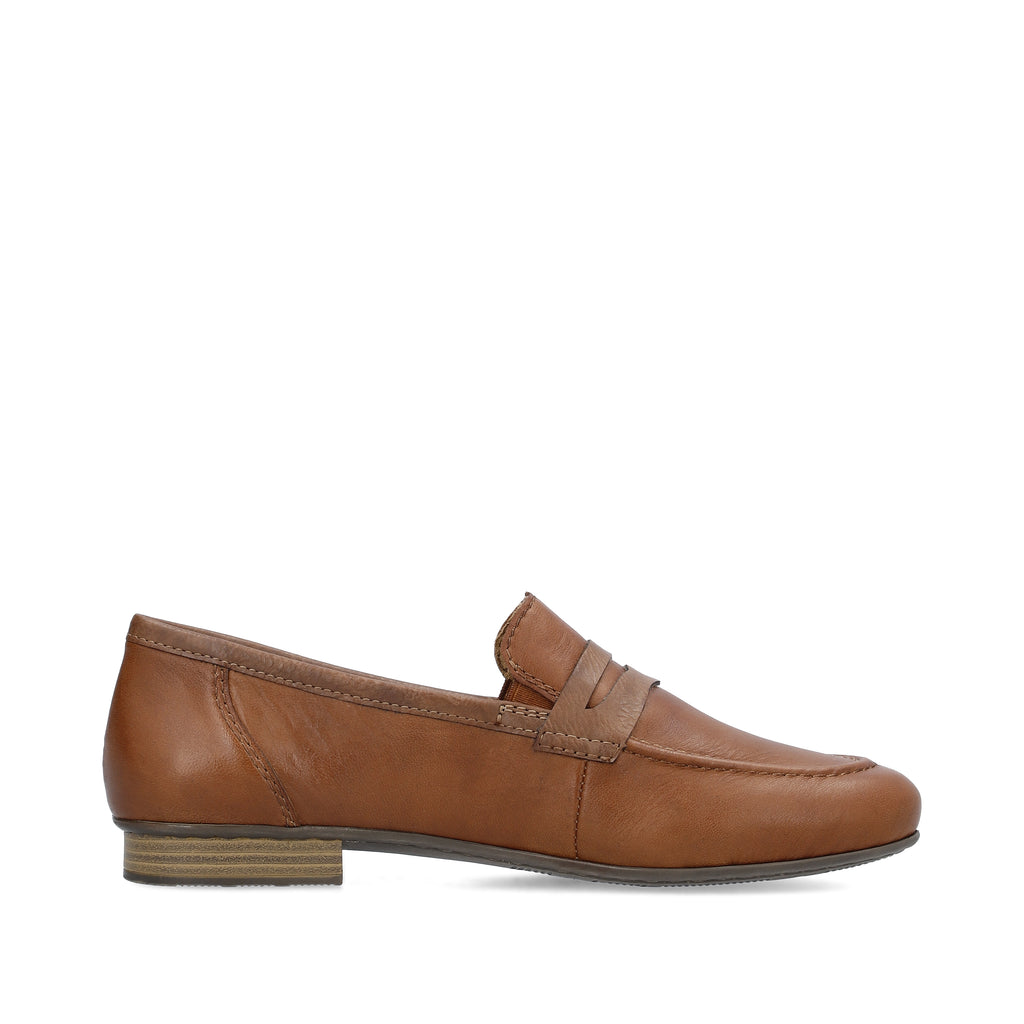 Brown Elasticated Shoes for Women | Rieker 51954-25