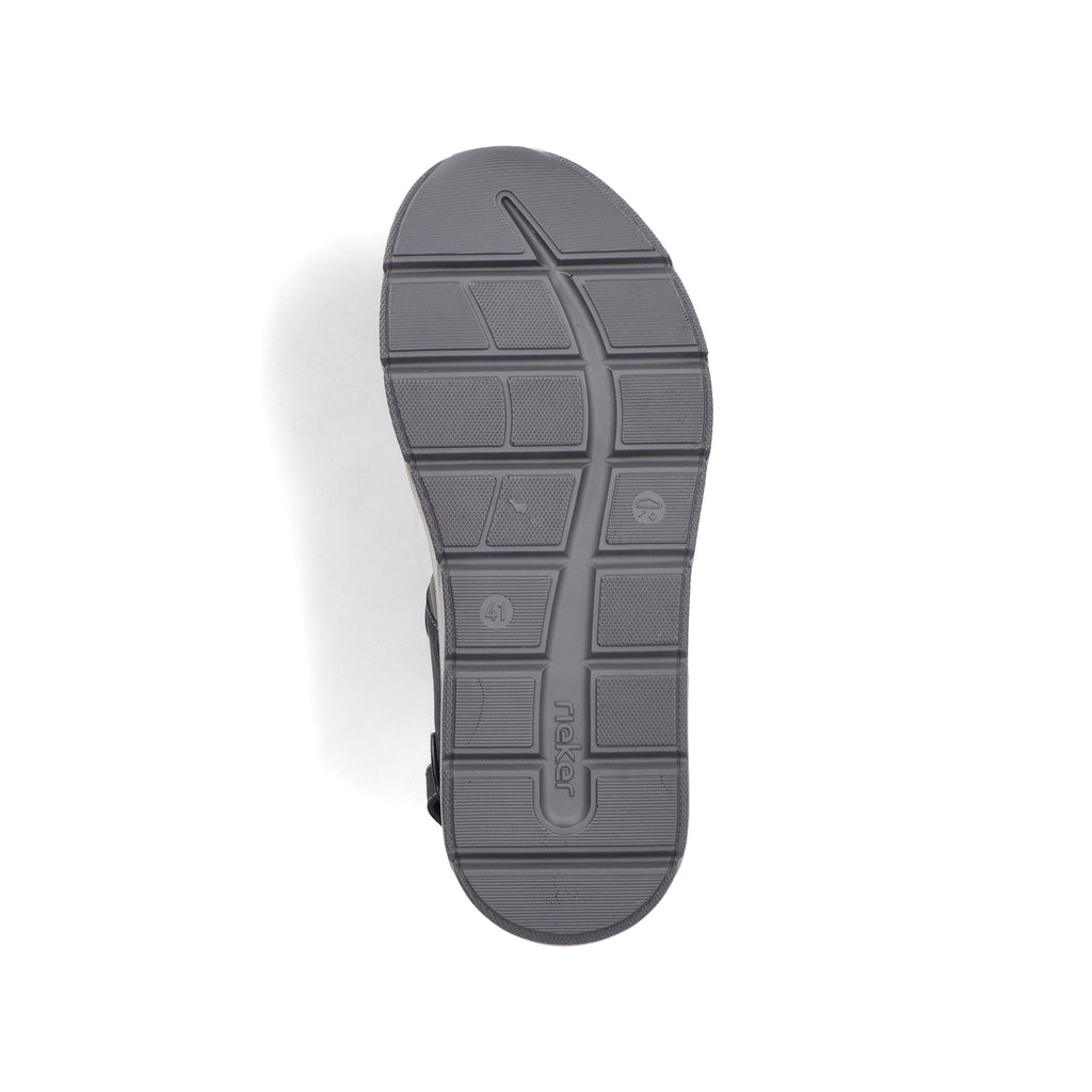 Black Hook & Loop Sandals for Men | Rieker 29151-00