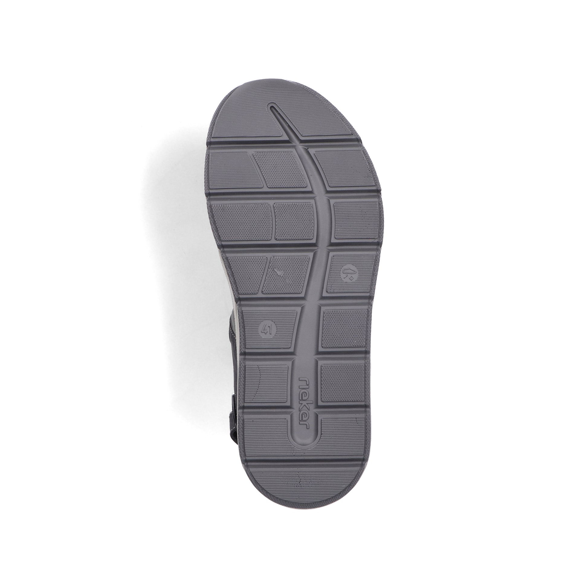 Black Hook & Loop Sandals for Men | Rieker 29151-00