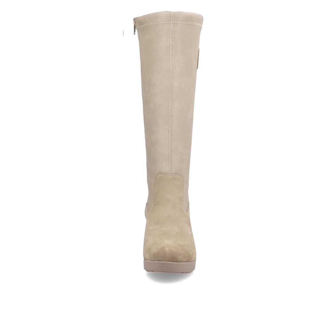 Beige Zip Boots for Women | Rieker Y2255-64
