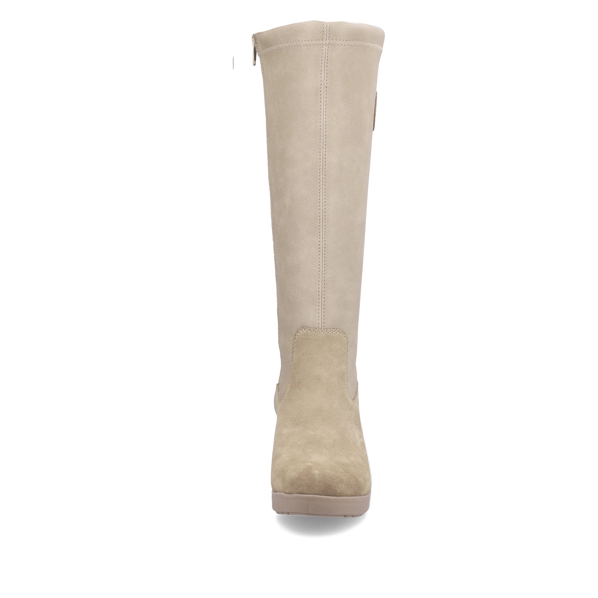 Beige Zip Boots for Women | Rieker Y2255-64
