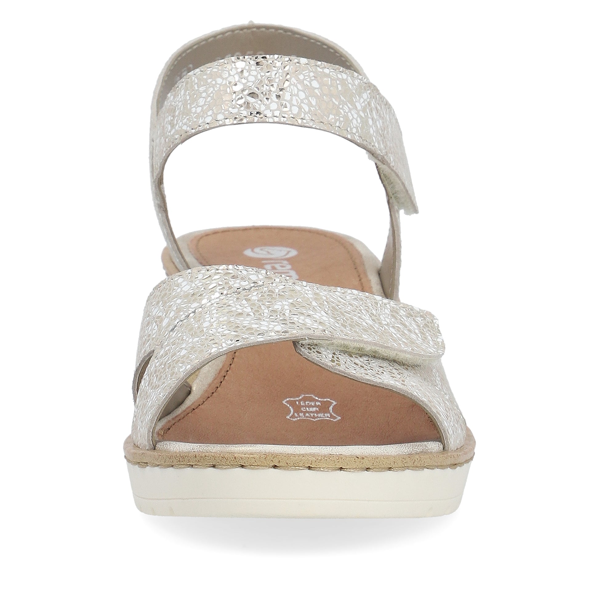 Gold Hook & Loop Sandals for Women | Remonte R6252-91