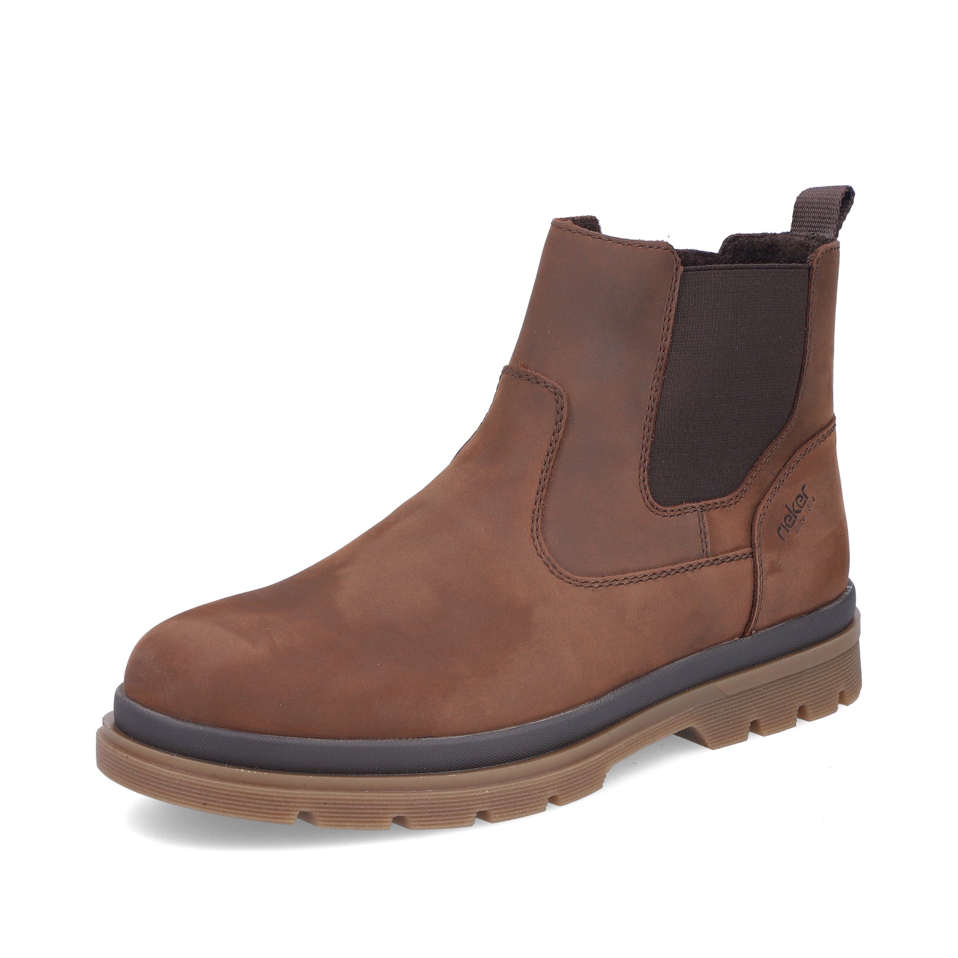 Brown Zip Boots for Men | Rieker F7051-23