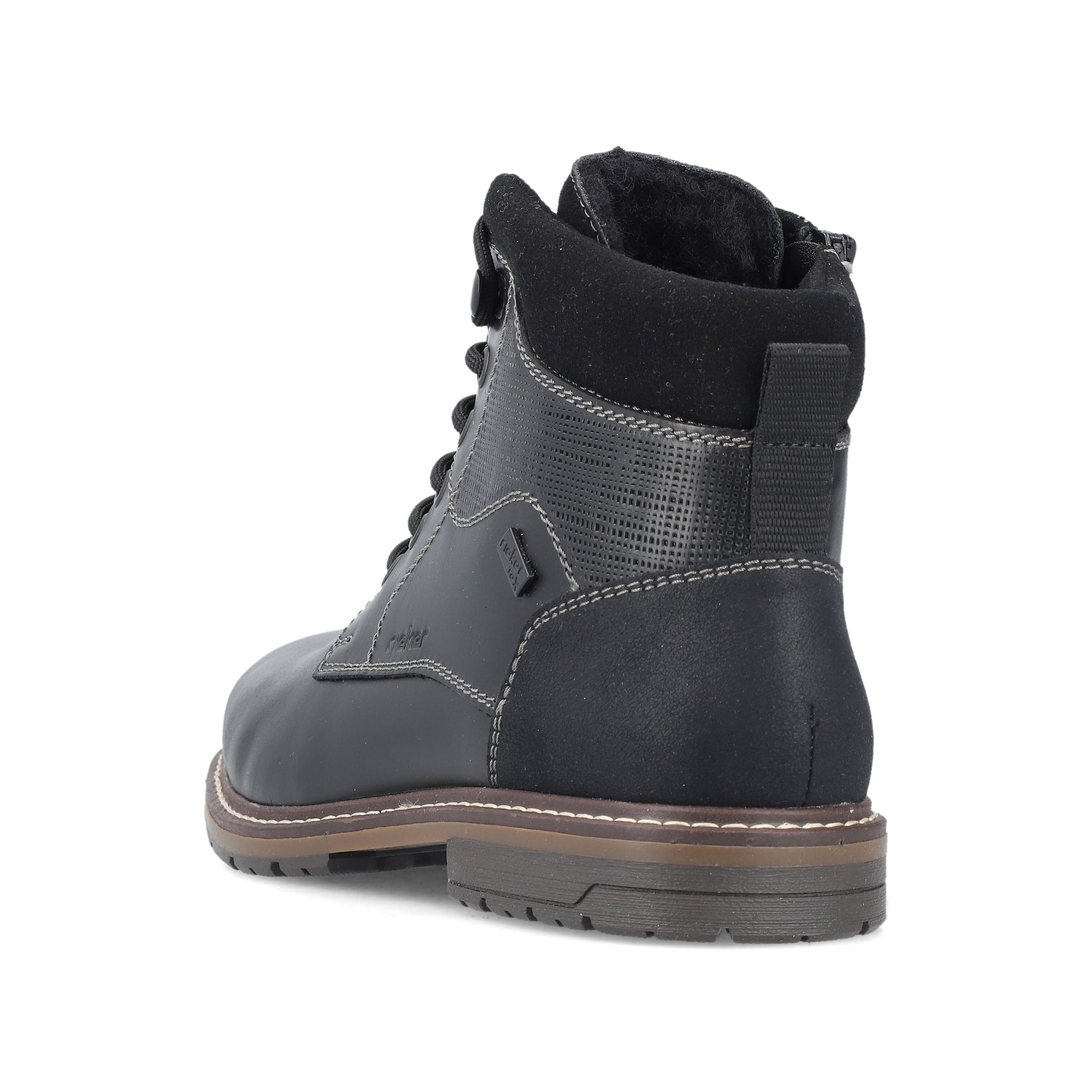 Black Zip Boots for Men | Rieker 13740-00