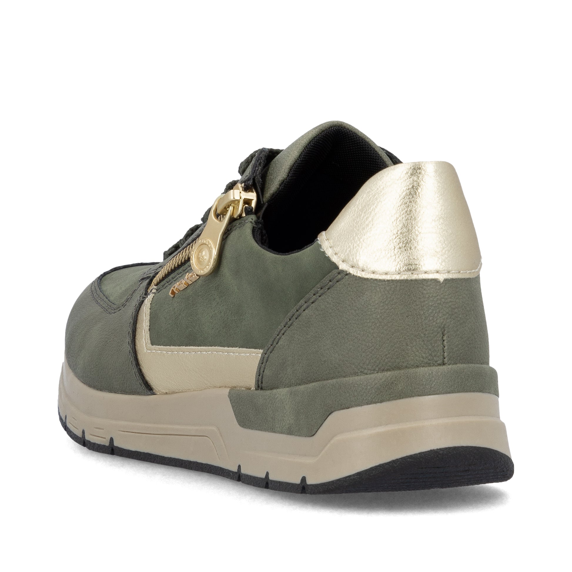 Green Zip Shoes for Women | Rieker 58902-54