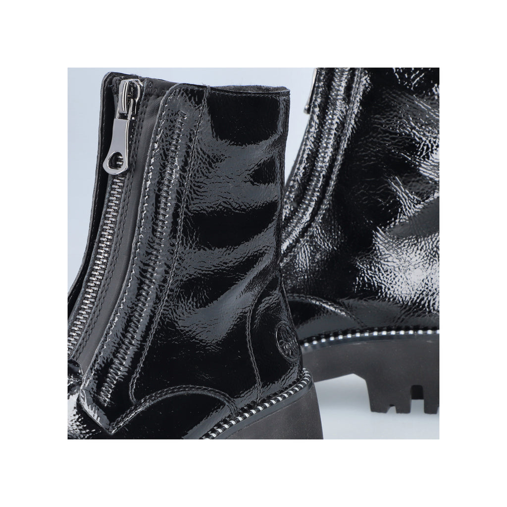 Black Zip Boots for Women | Rieker Y3351-00