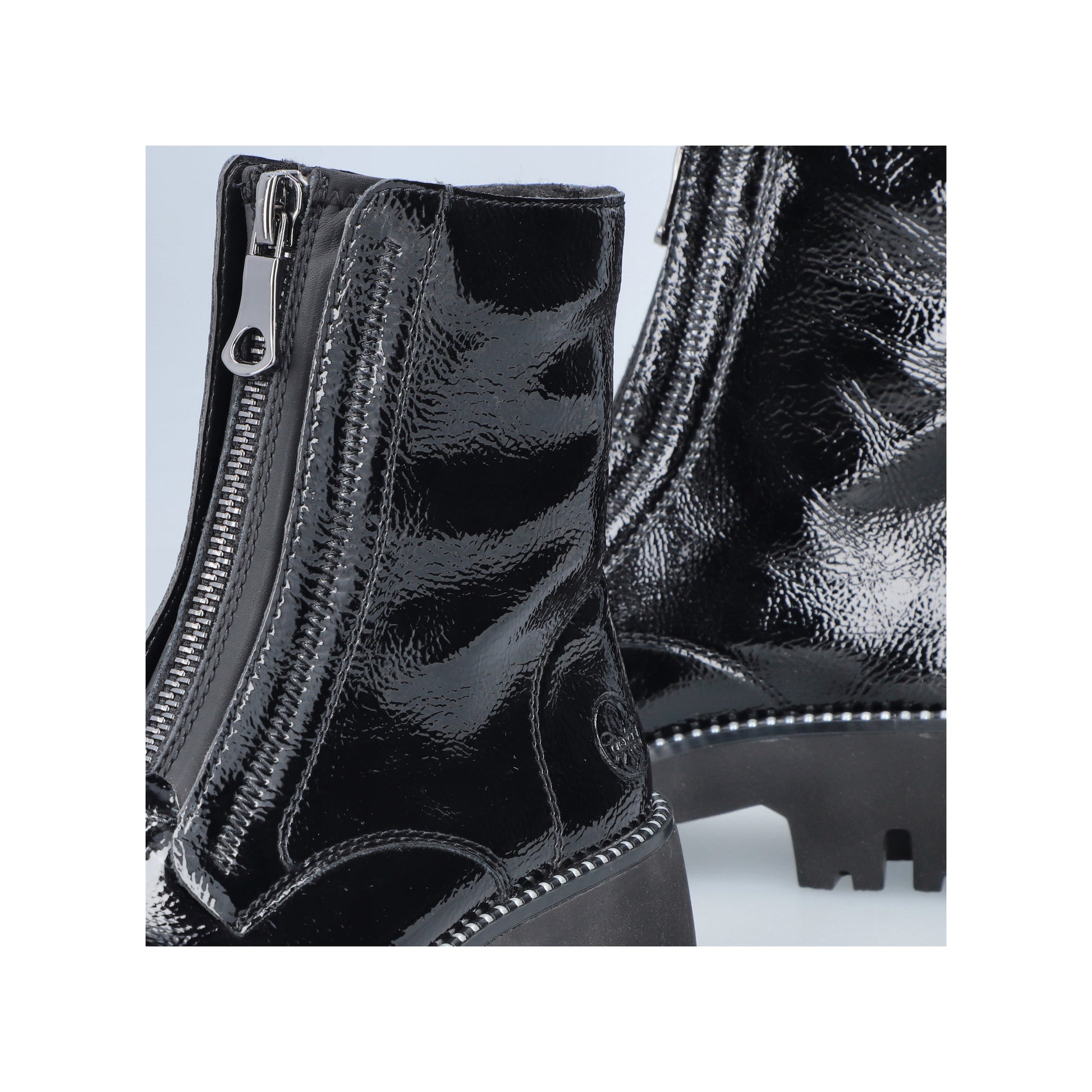 Black Zip Boots for Women | Rieker Y3351-00