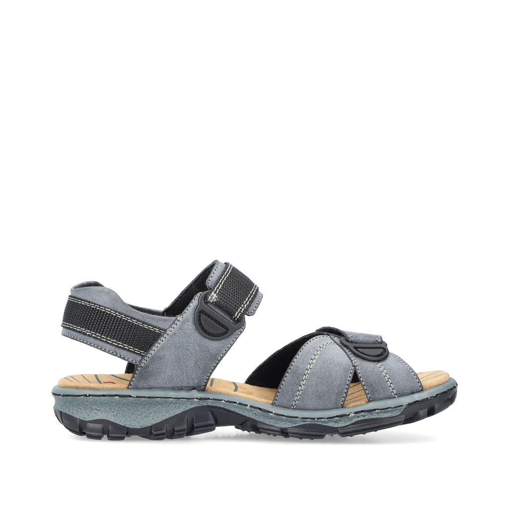 Blue Hook & Loop Sandals for Women | Rieker 68851-14