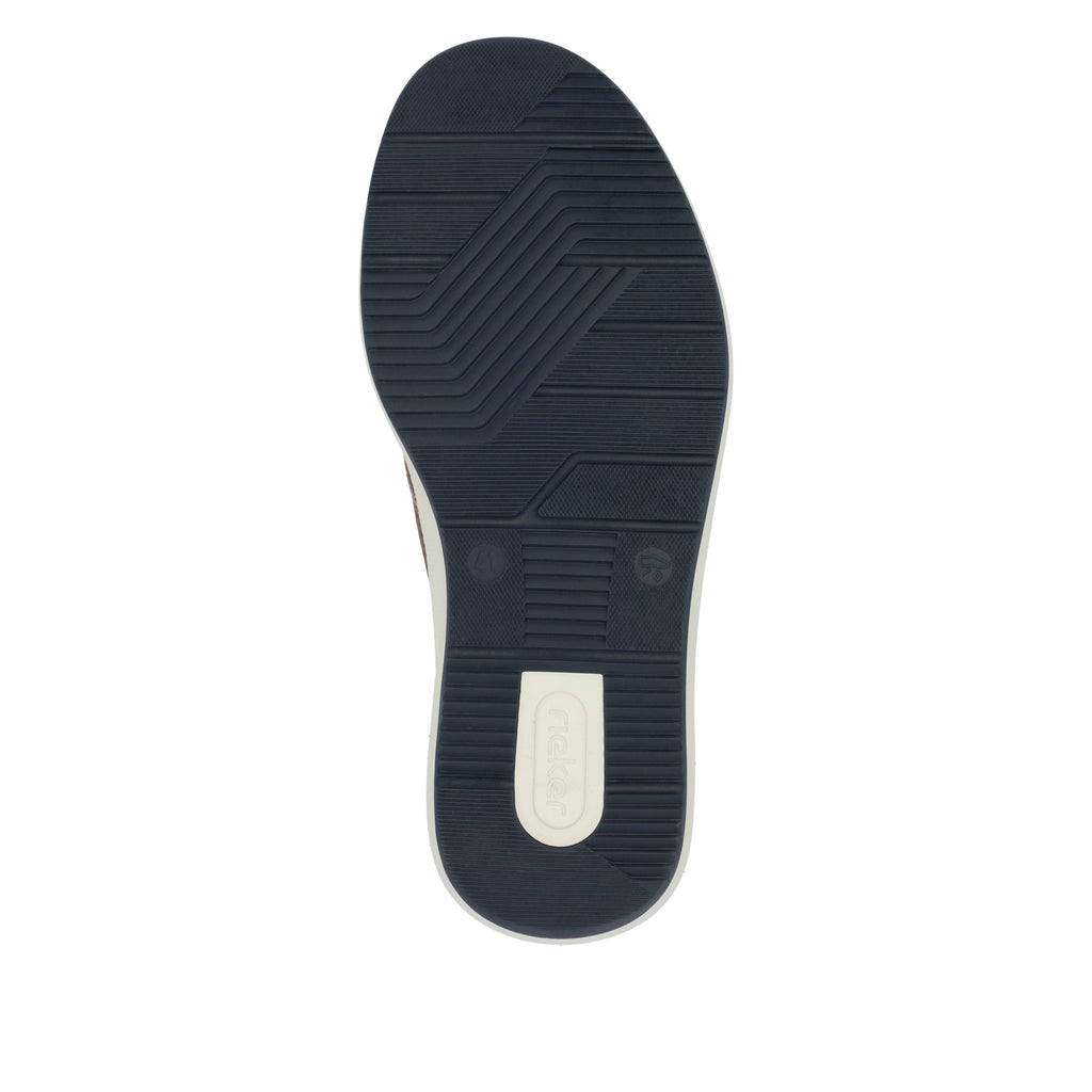 Brown Elasticated Shoes for Men | Rieker 16952-24