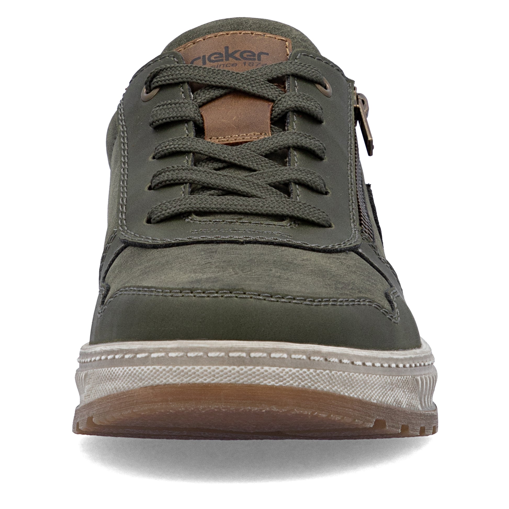 Green Zip Shoes for Men | Rieker 37029-52