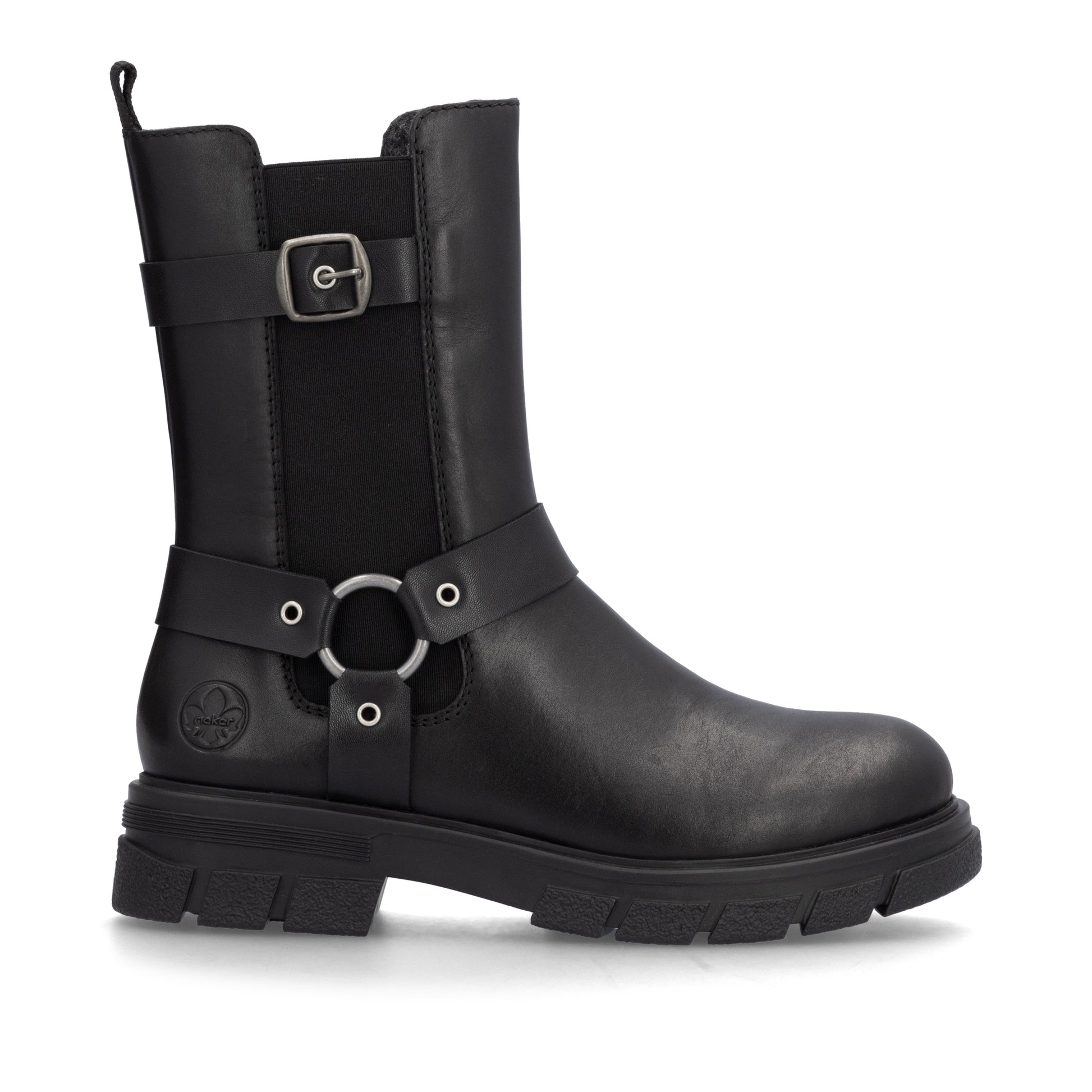 Black Zip Boots for Women | Rieker Z9177-00