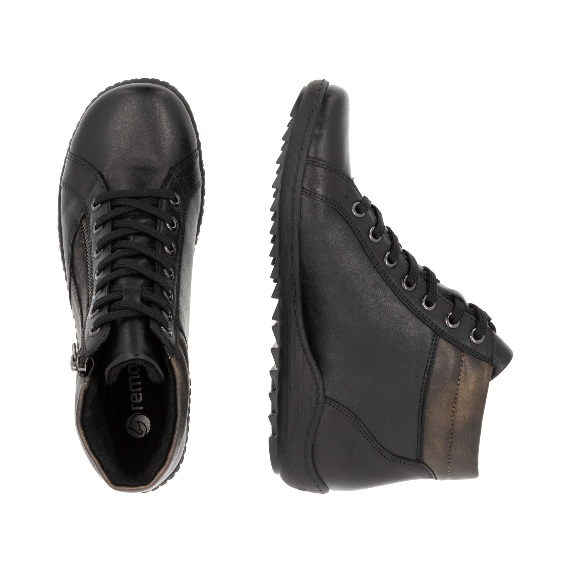 Black Zip Boots for Women | Remonte R1458-03