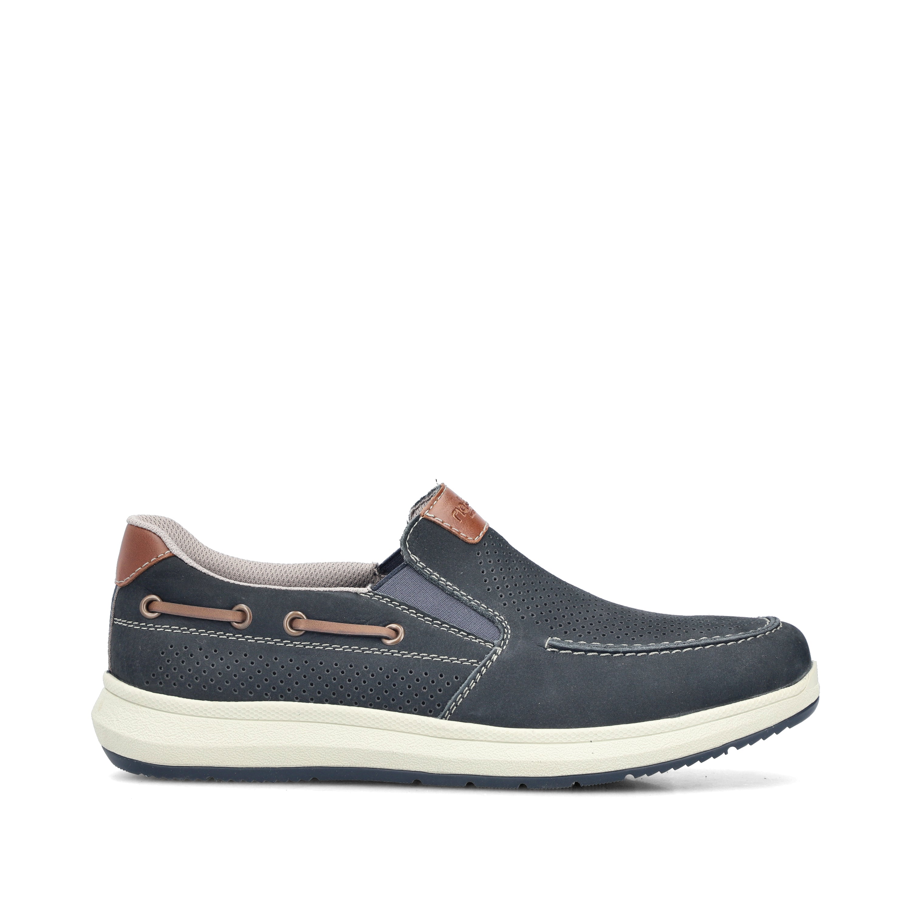 Rieker Men's Comfort Slip-on Shoe - Blue | 16968-14 – Rieker.co.uk
