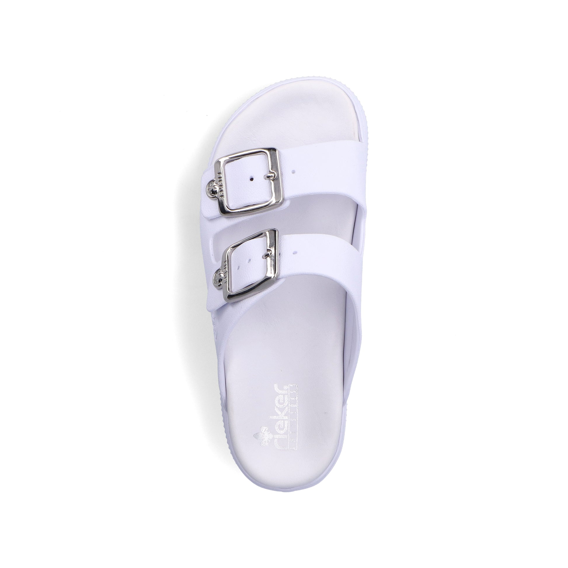 White Buckle Sandals for Women | Rieker P2180-80