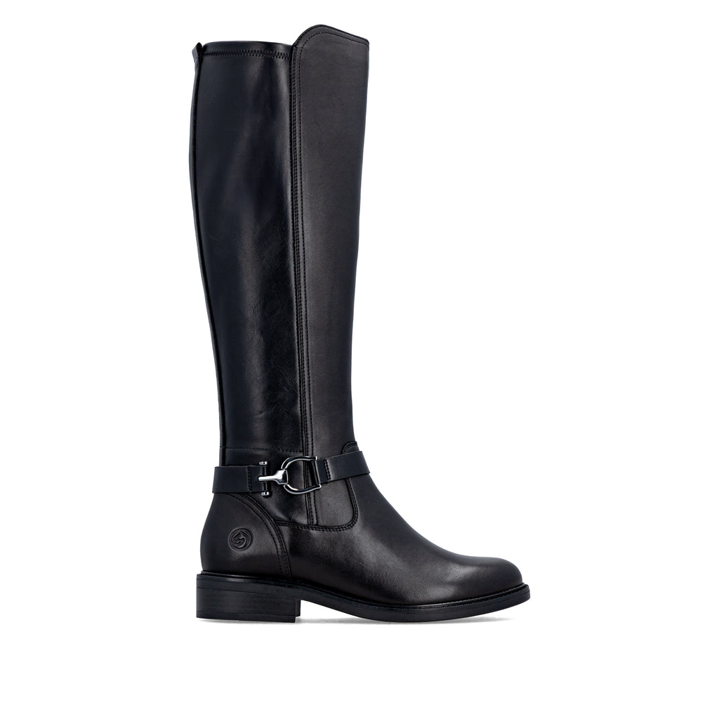 Black Zip Boots for Women | Remonte D2W77-00