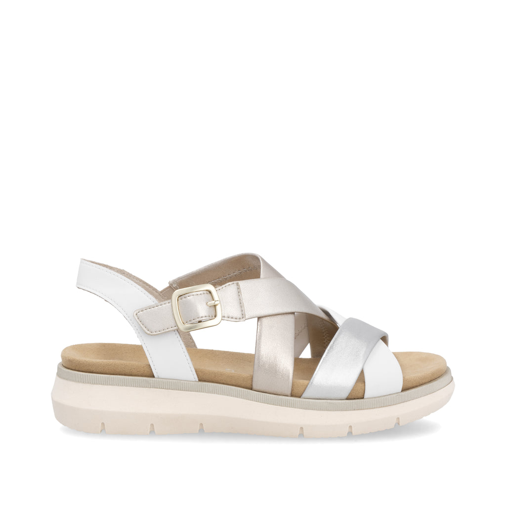 Metallic Hook & Loop Sandals for Women | Remonte D2K53-91