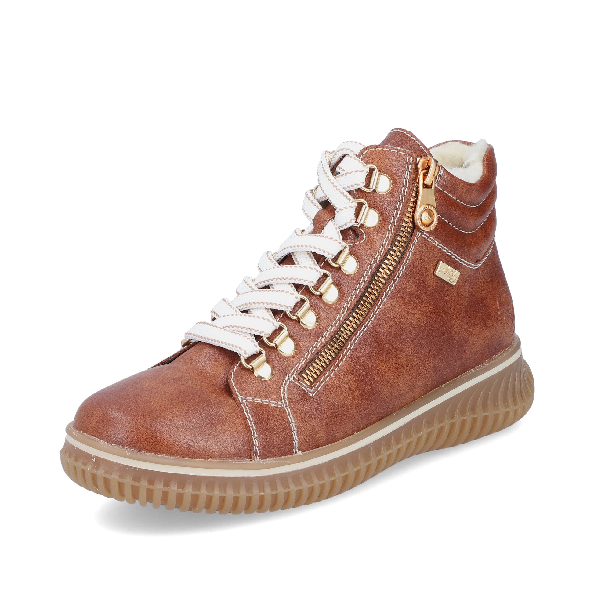 Brown Zip Boots for Women | Rieker 74233-24