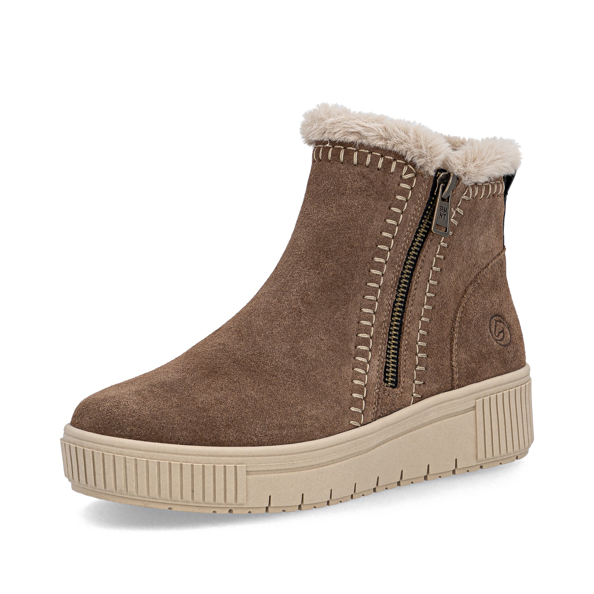 Brown Zip Boots for Women | Remonte D3B70-20