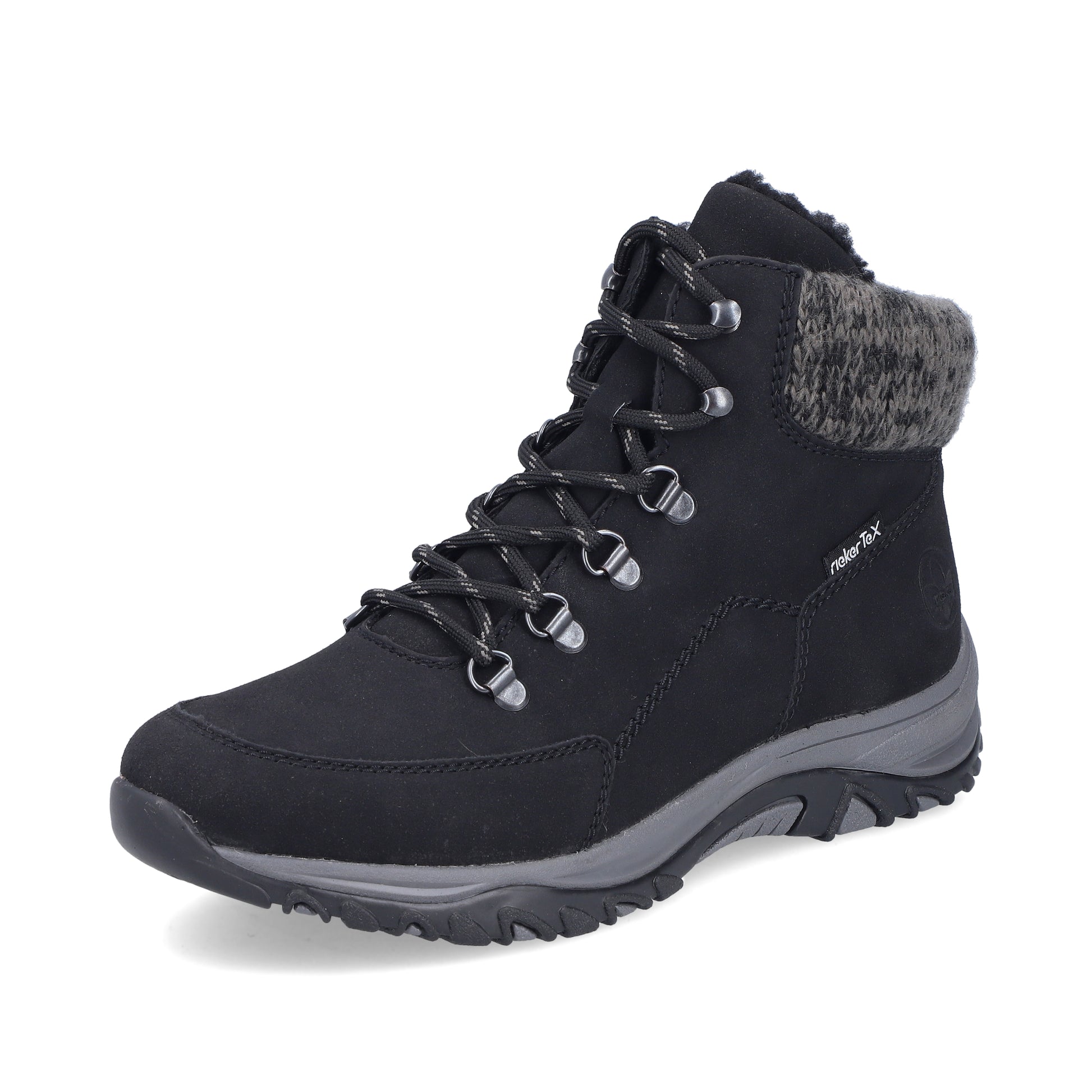 Black Elasticated Boots for Women | Rieker M9610-00