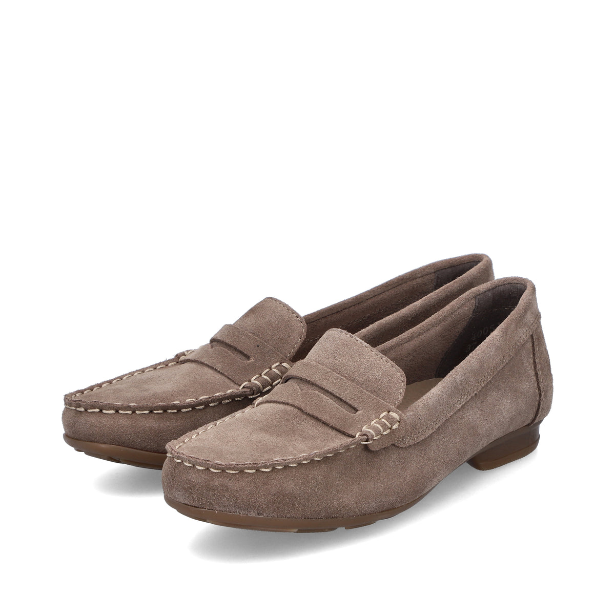 Rieker Women's Beige Loafer Shoe | 40051-62