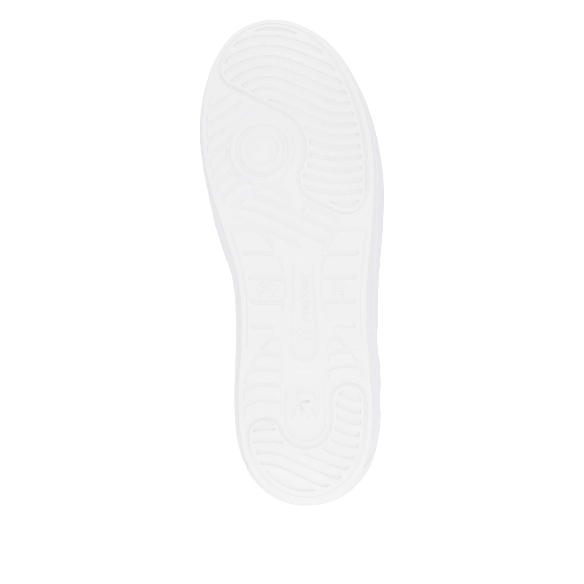 White Elasticated Shoes for Women | Rieker W1201-80