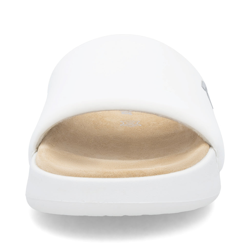 White Slip-On Sandals for Women | Rieker W3250-80