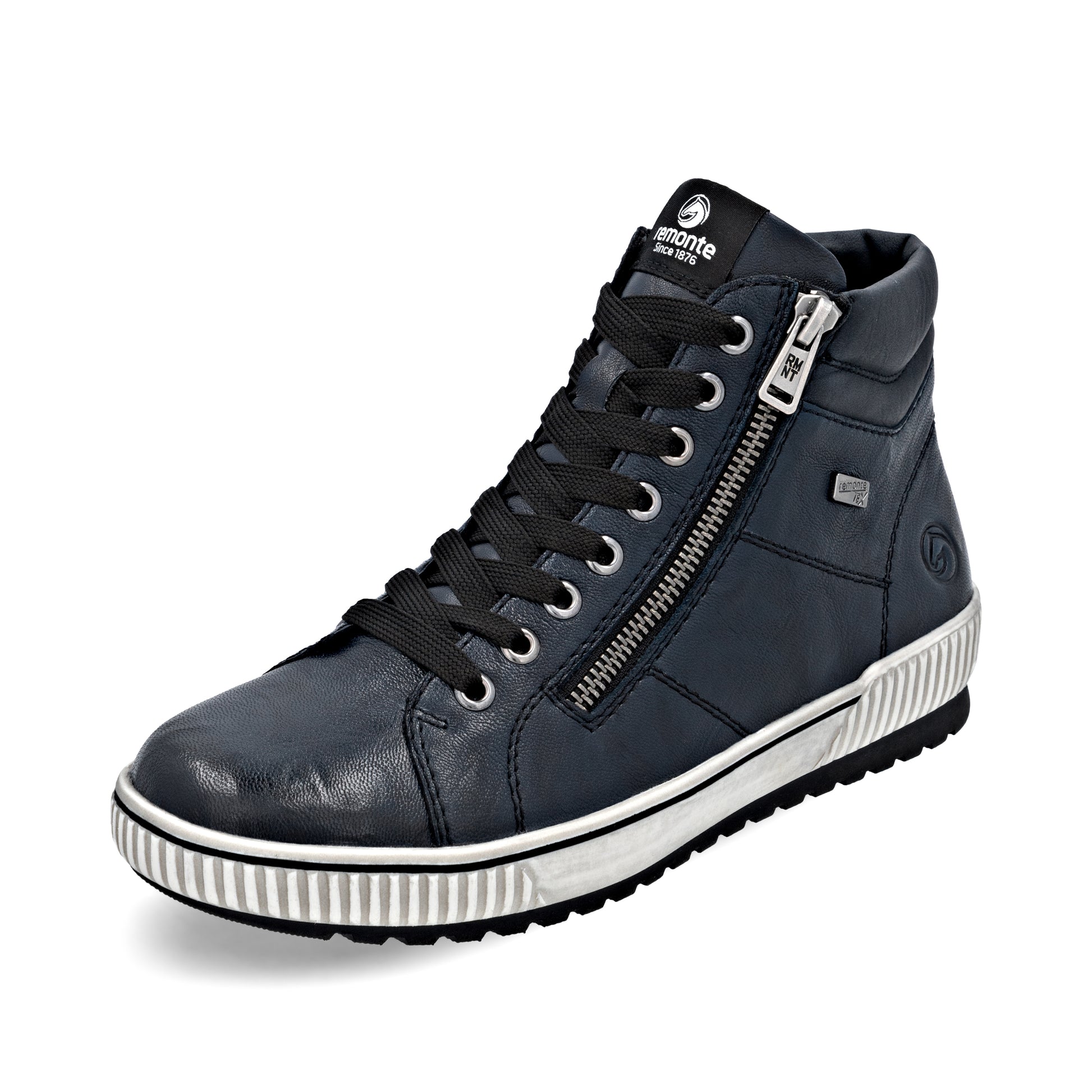 Blue Zip Boots for Women | Remonte D0772-15