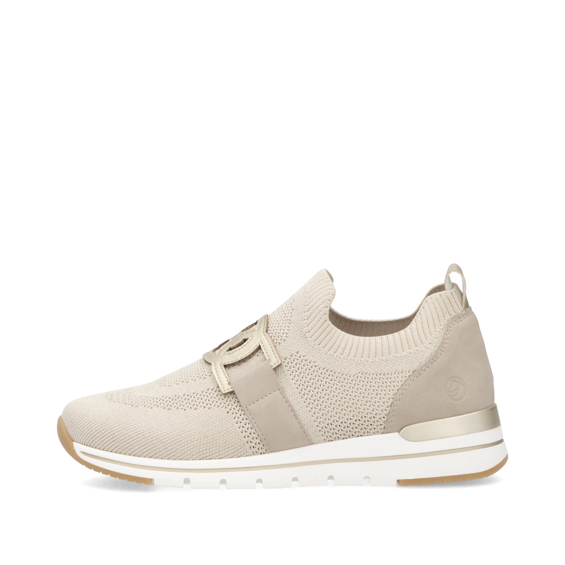 Beige Elasticated Shoes for Women | Remonte R6713-60