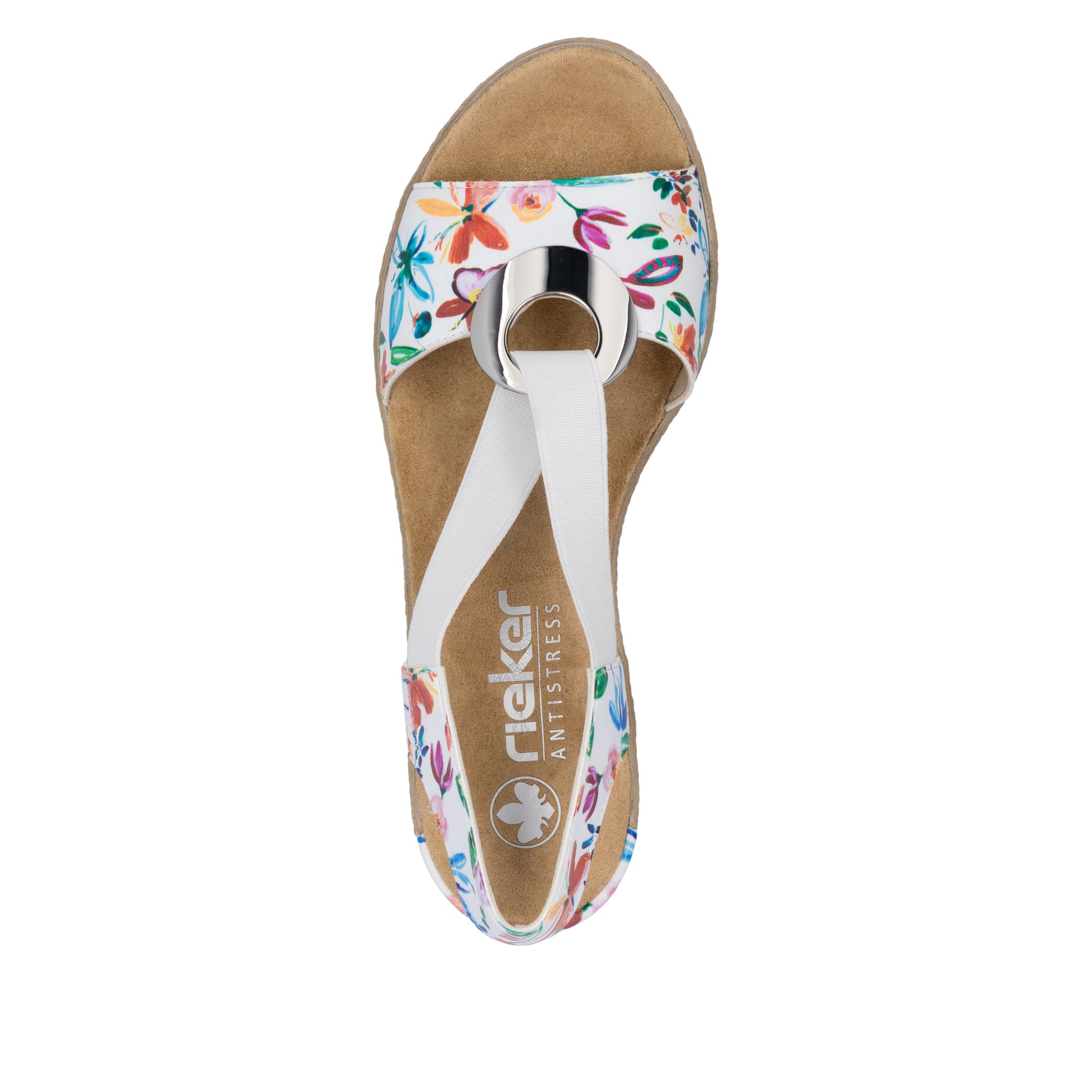 Multi Elasticated Sandals for Women | Rieker 624H6-91