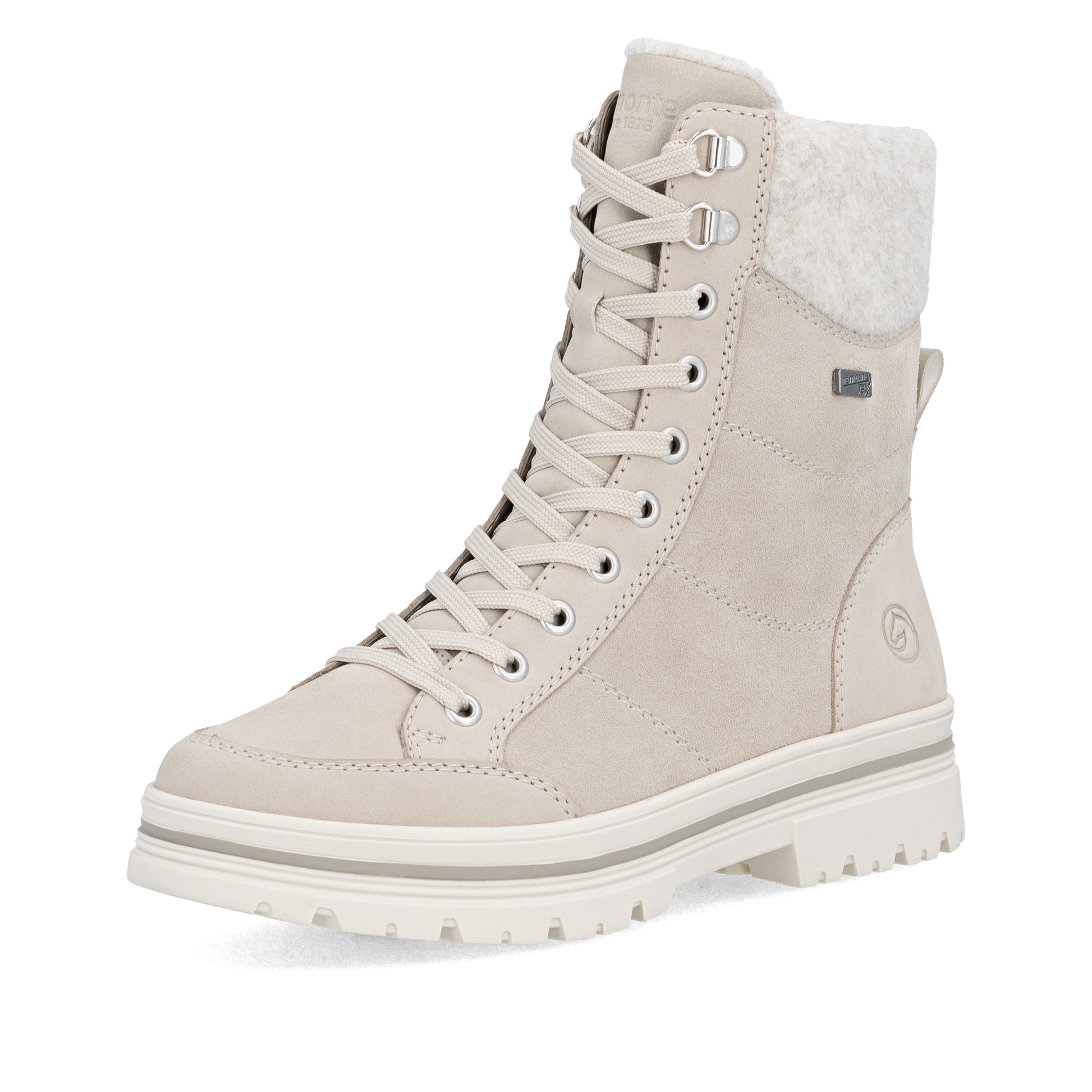 Beige Zip Boots for Women | Remonte D2U70-62