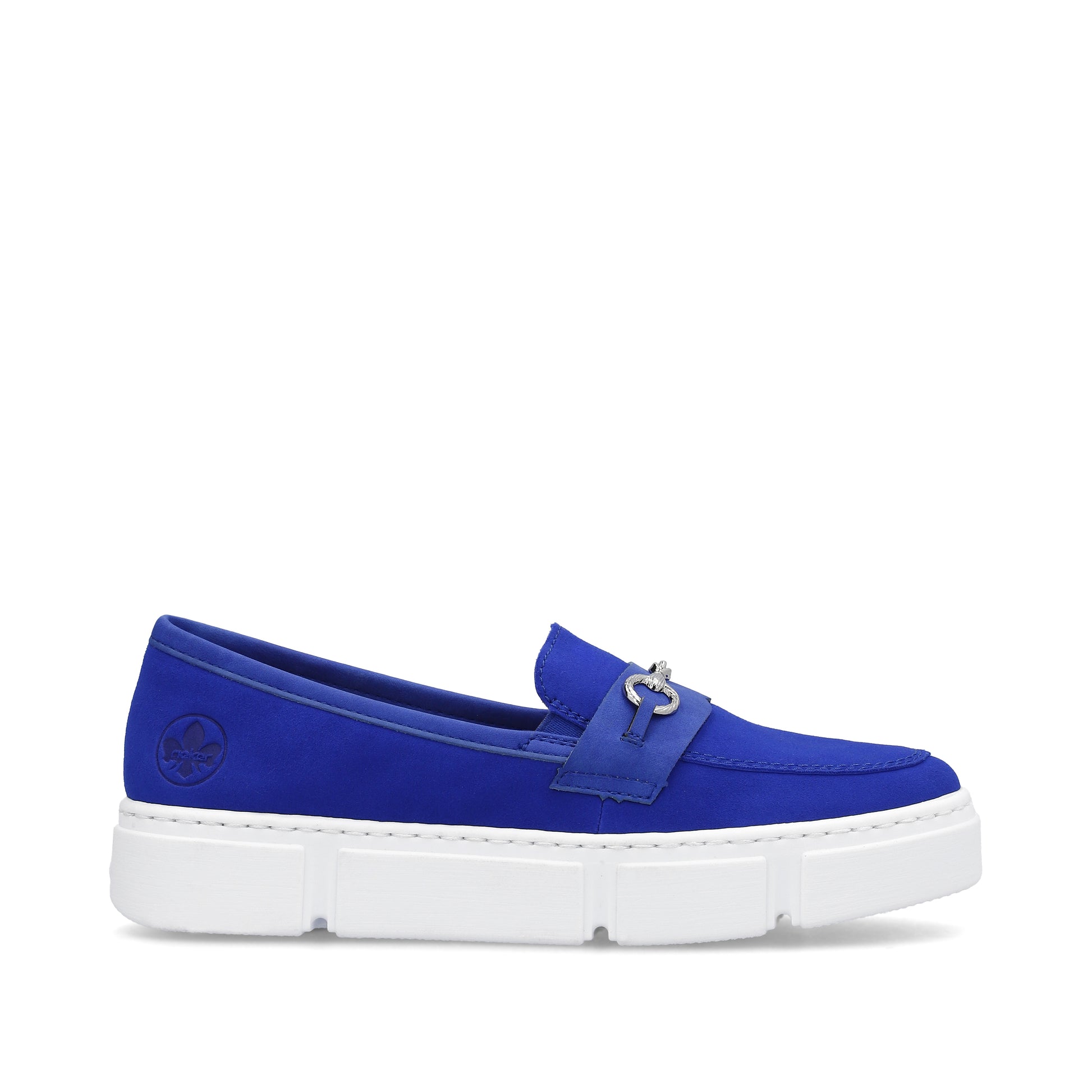 Blue Elasticated Shoes for Women | Rieker N5956-14