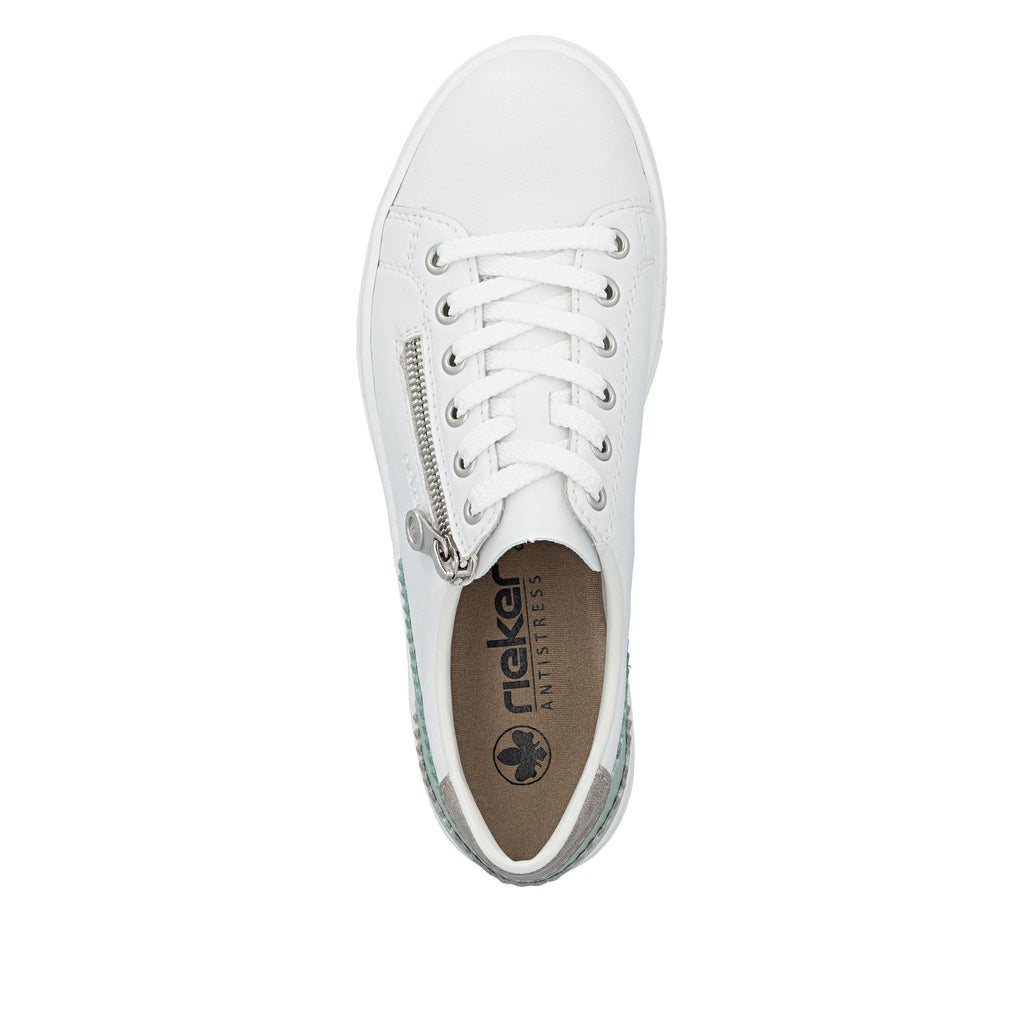 White Zip Shoes for Women | Rieker L5900-80