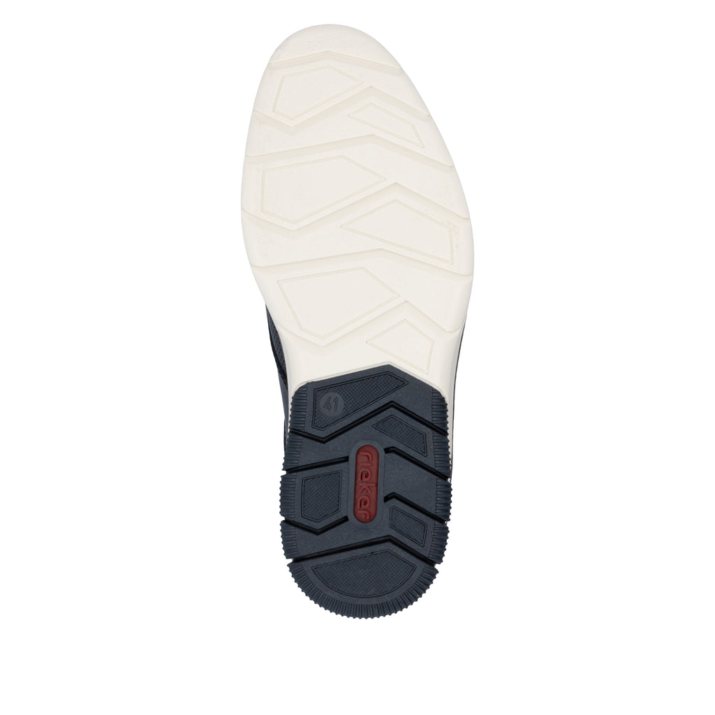 Blue Elasticated Shoes for Men | Rieker 14450-15