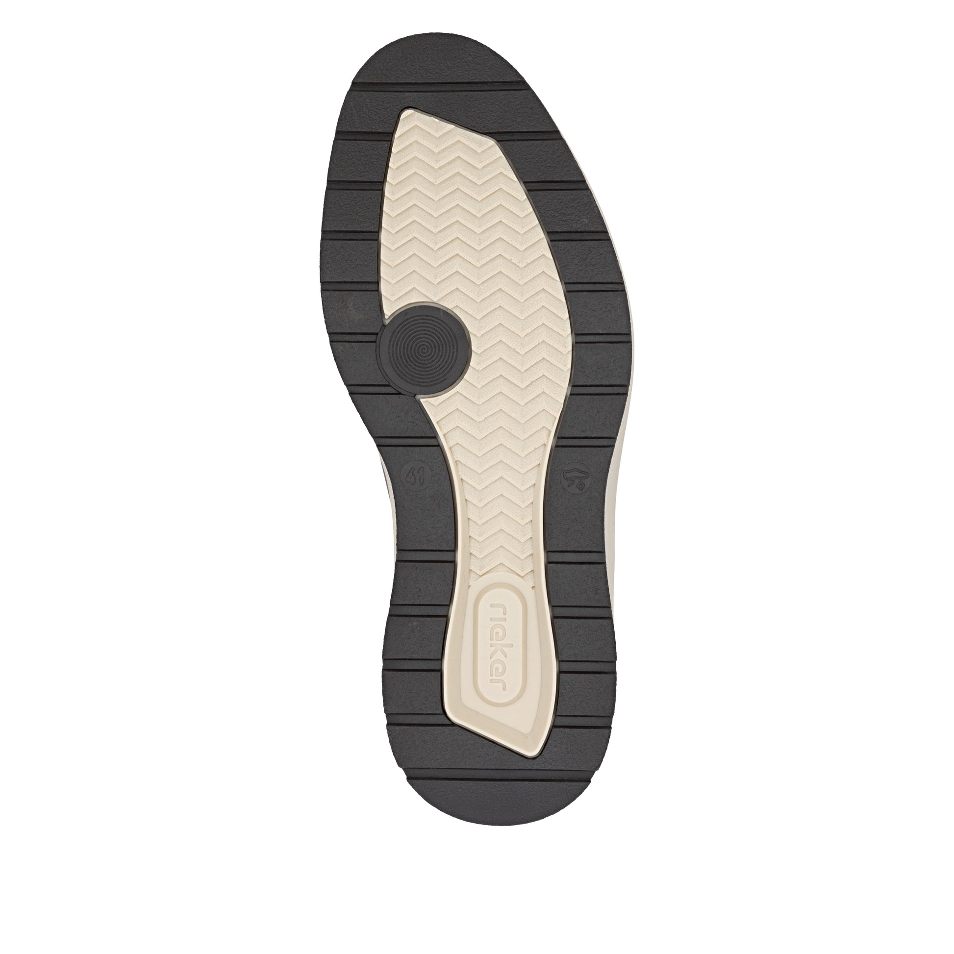 Brown Zip Shoes for Men | Rieker 14706-24