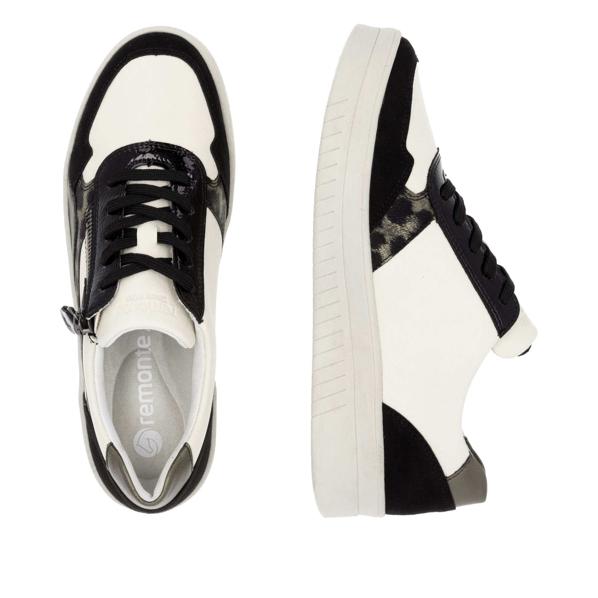 Beige Zip Shoes for Women | Remonte D0J04-60