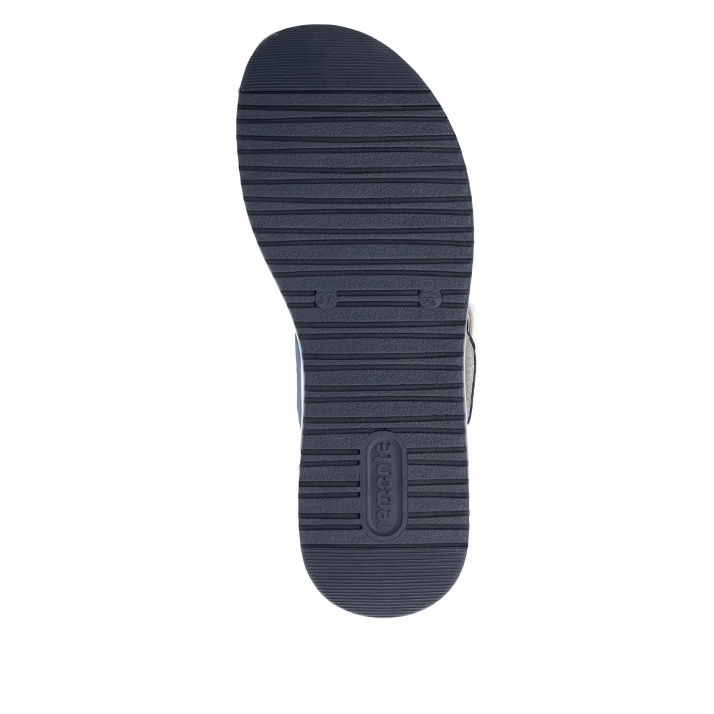 Blue Hook & Loop Sandals for Women | Remonte D1J53-14