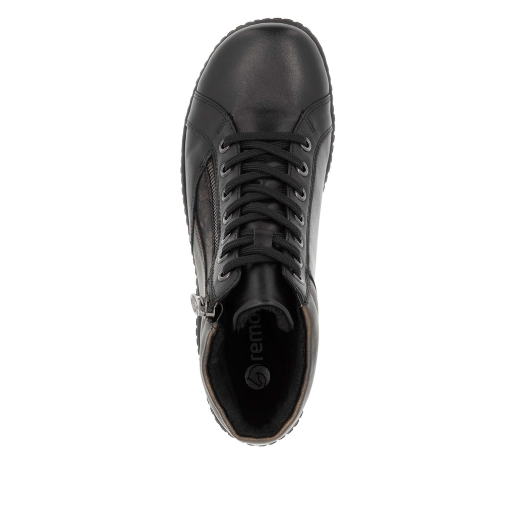 Black Zip Boots for Women | Remonte R1458-03