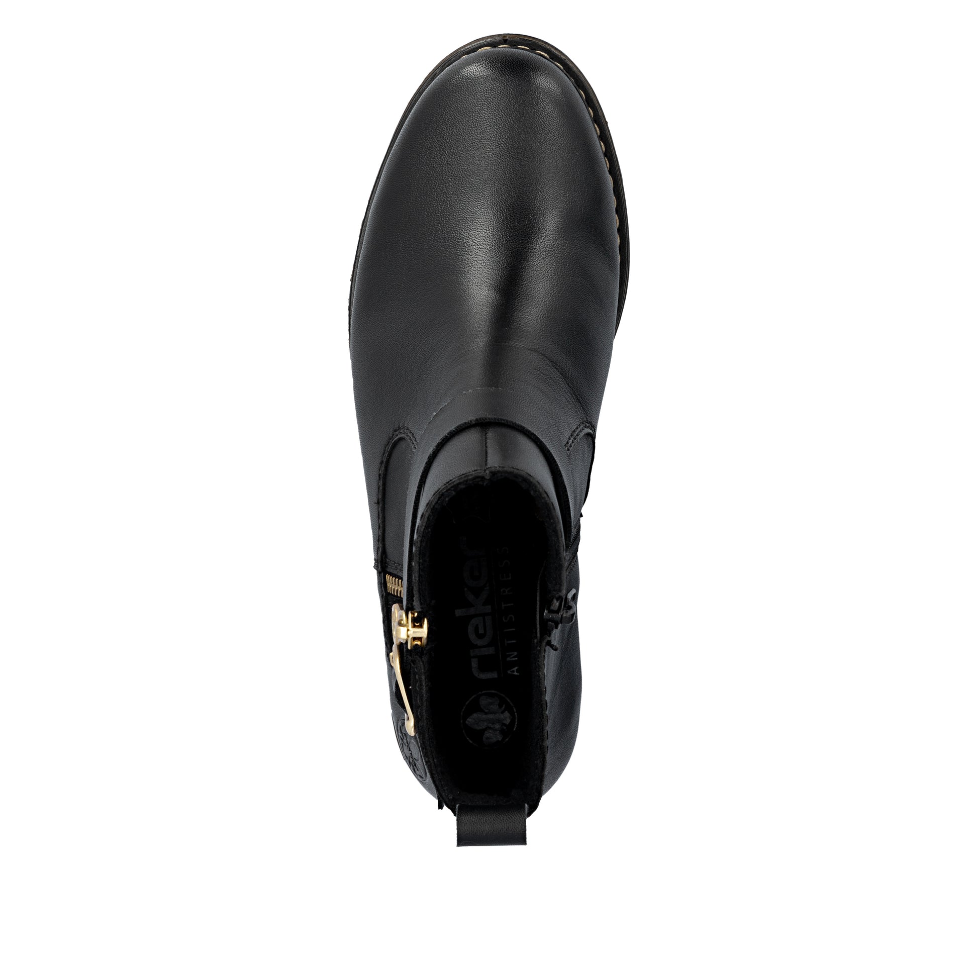 Black Zip Boots for Women | Rieker Z4959-00