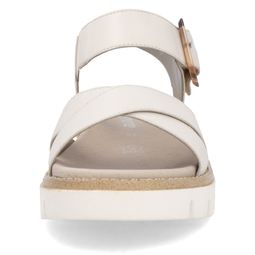 Beige Hook & Loop Sandals for Women | Remonte D7950-60
