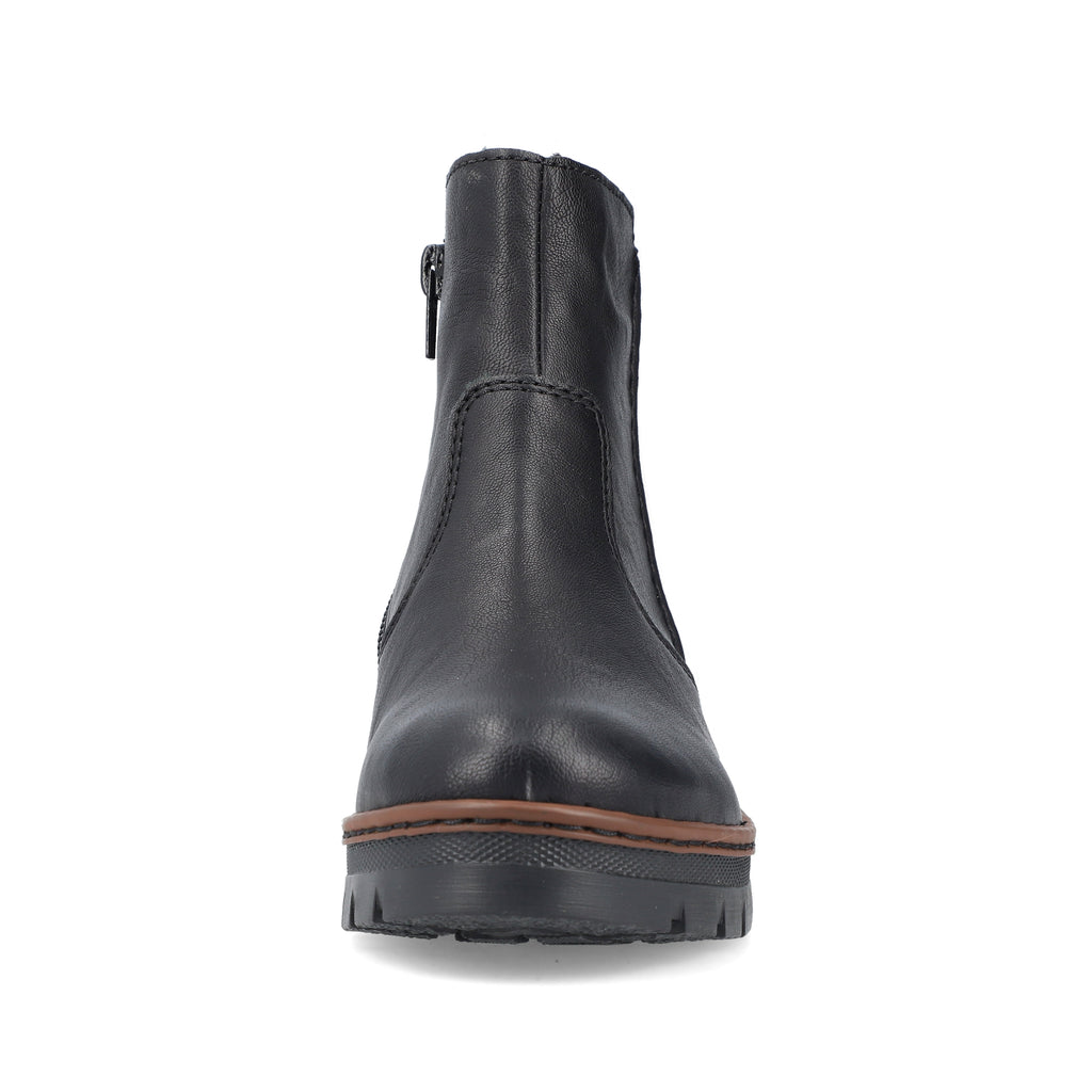 Black Zip Boots for Women | Rieker X9165-00