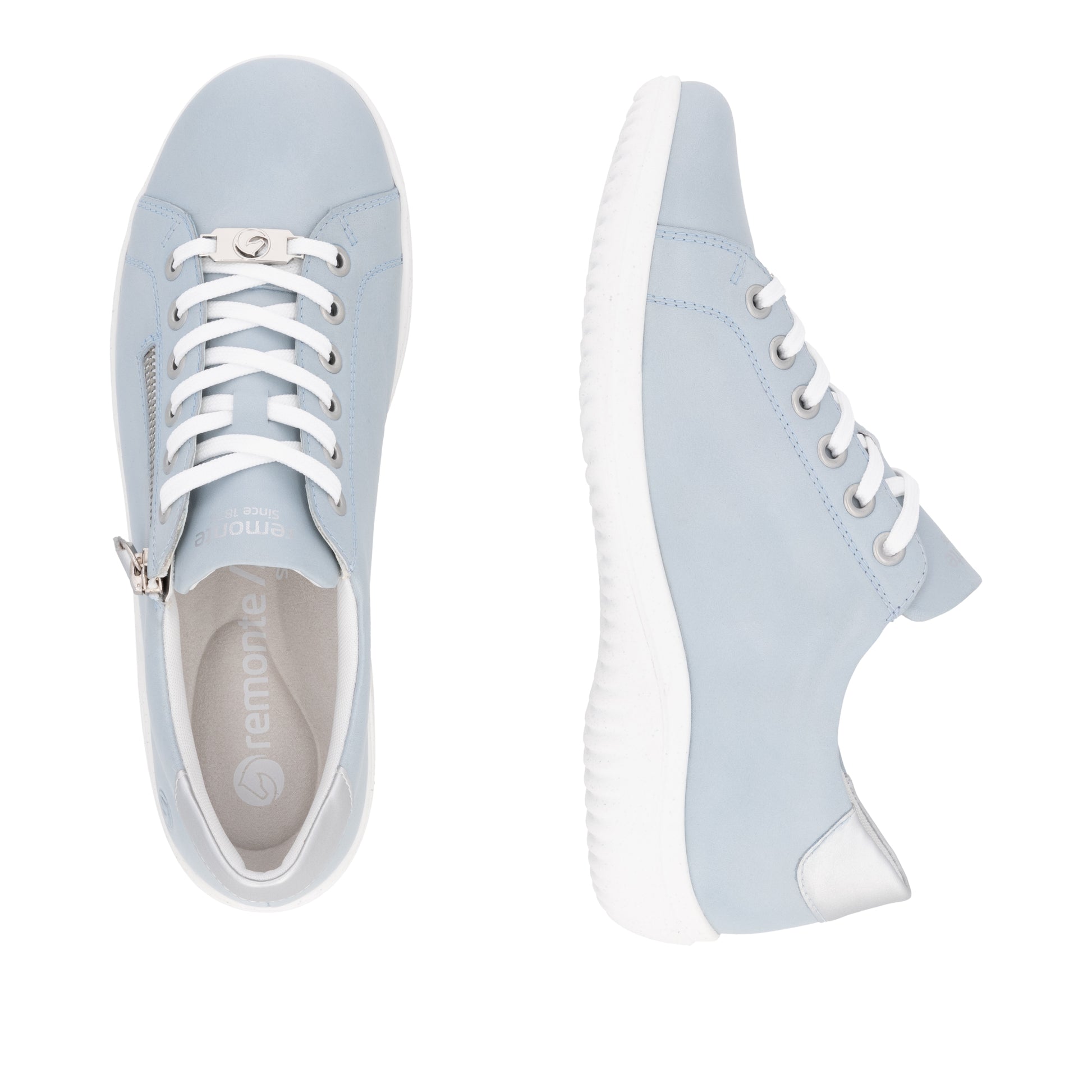 Blue Zip Shoes for Women | Remonte D1E03-13