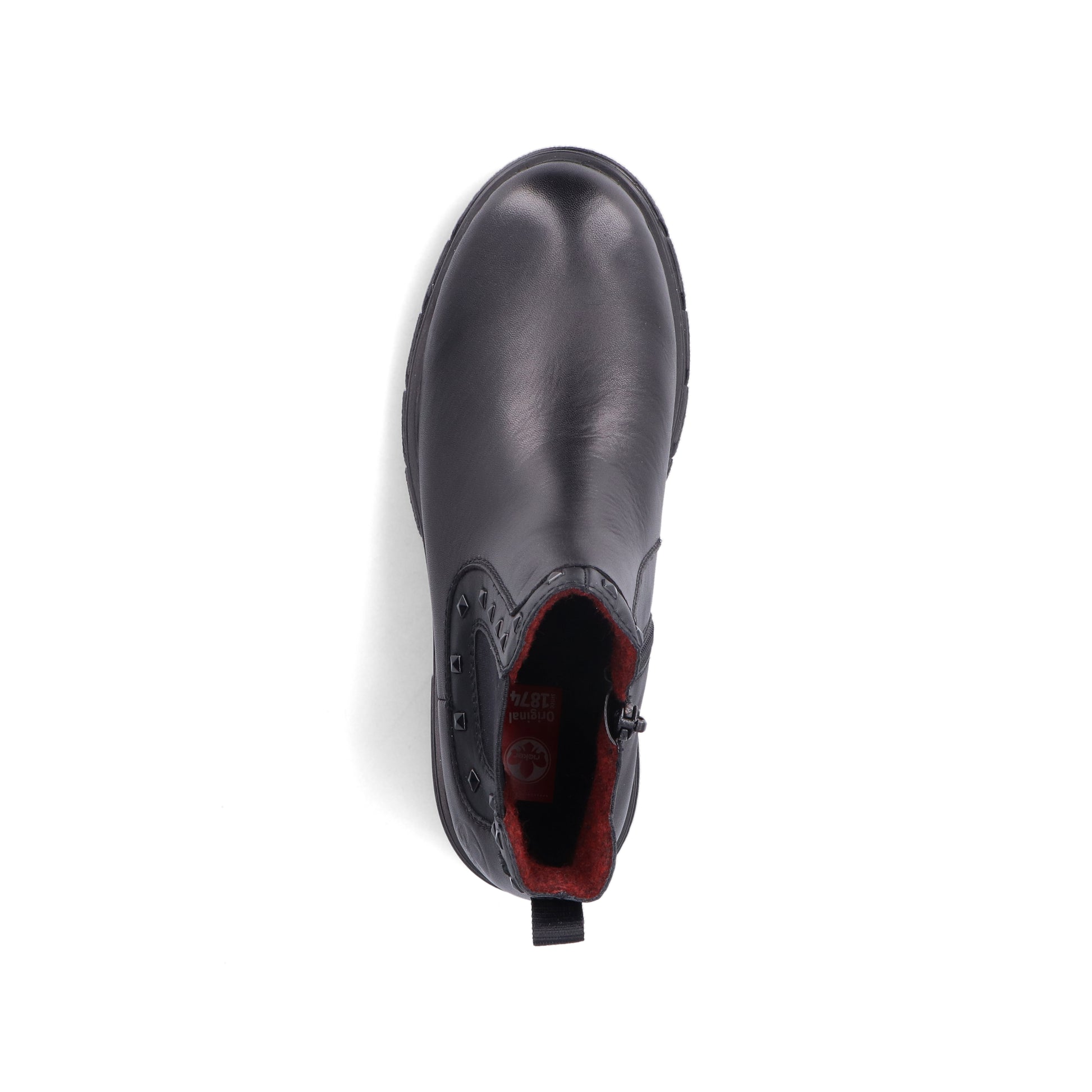Black Zip Boots for Women | Rieker Z9154-00