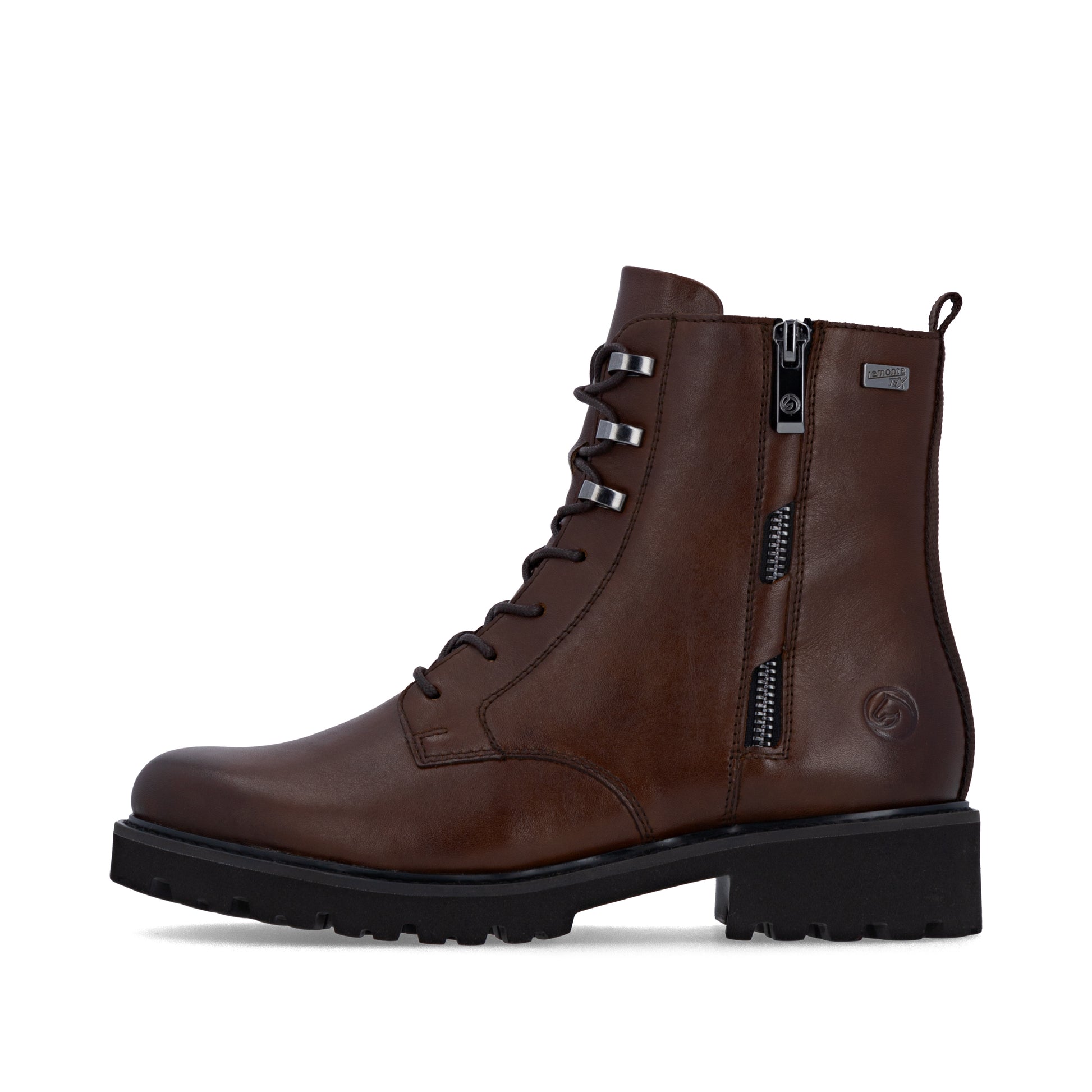 Brown Zip Boots for Women | Remonte D8656-25